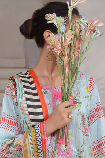 Aanchal Digital Printed Lawn 3PC