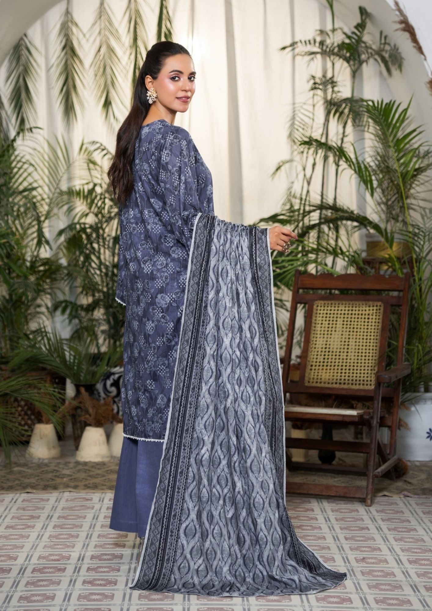 Dabiha Printed Lawn 3PC