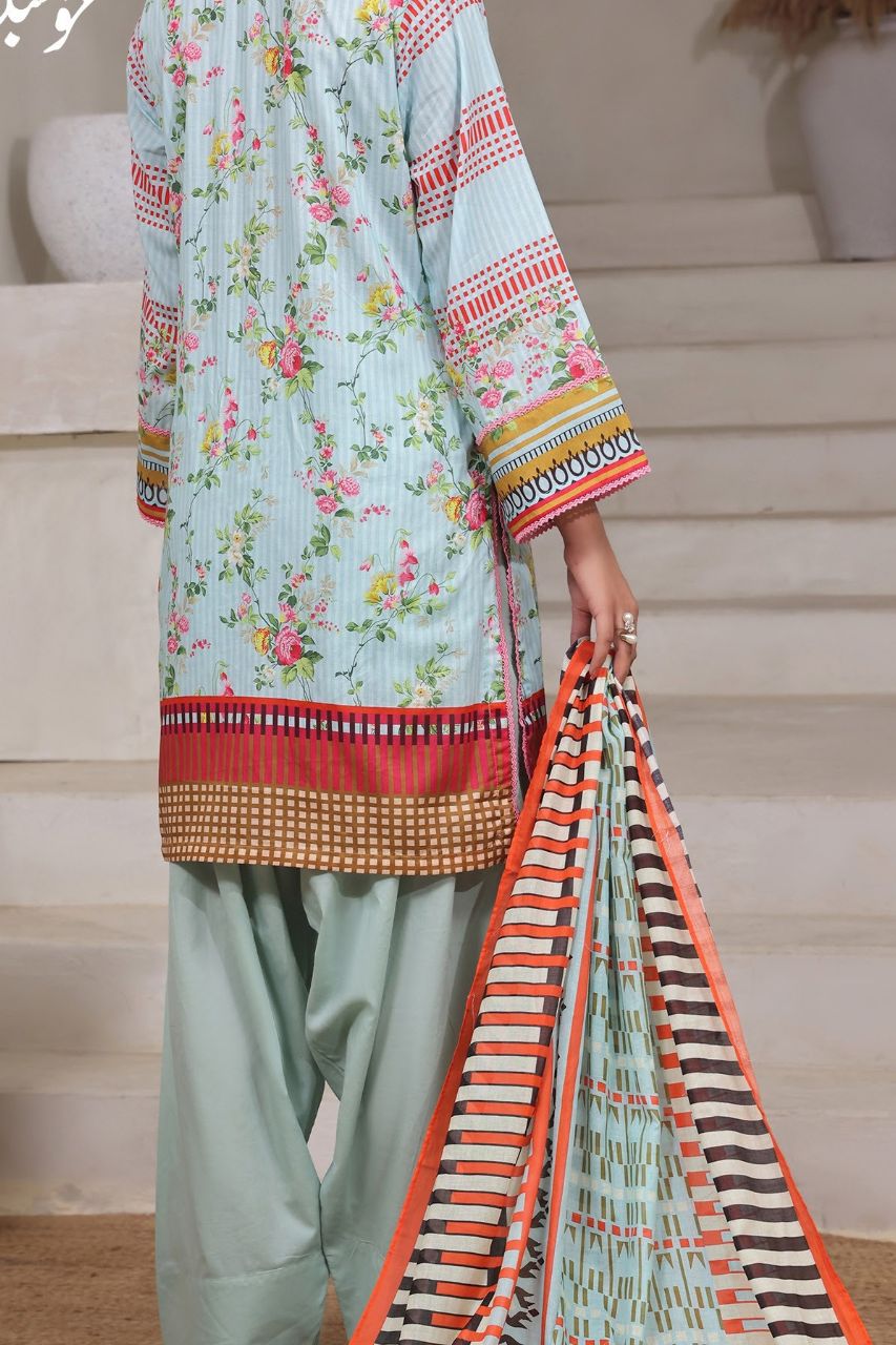 Aanchal Digital Printed Lawn 3PC