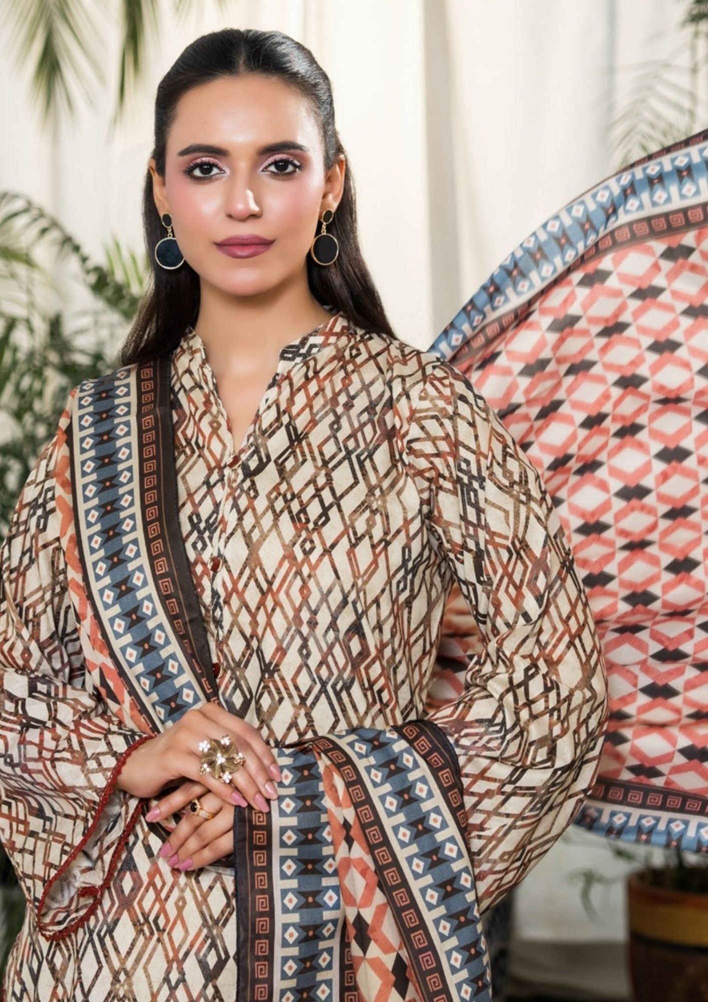 Dabiha Printed Lawn 3PC