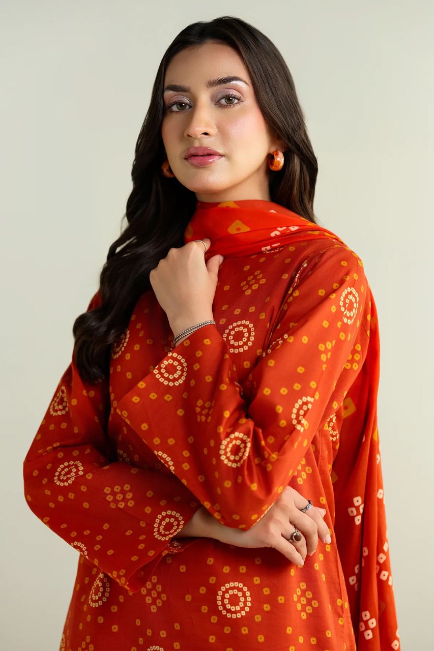 Kayseria Digital Printed Cambric Cotton 3PC