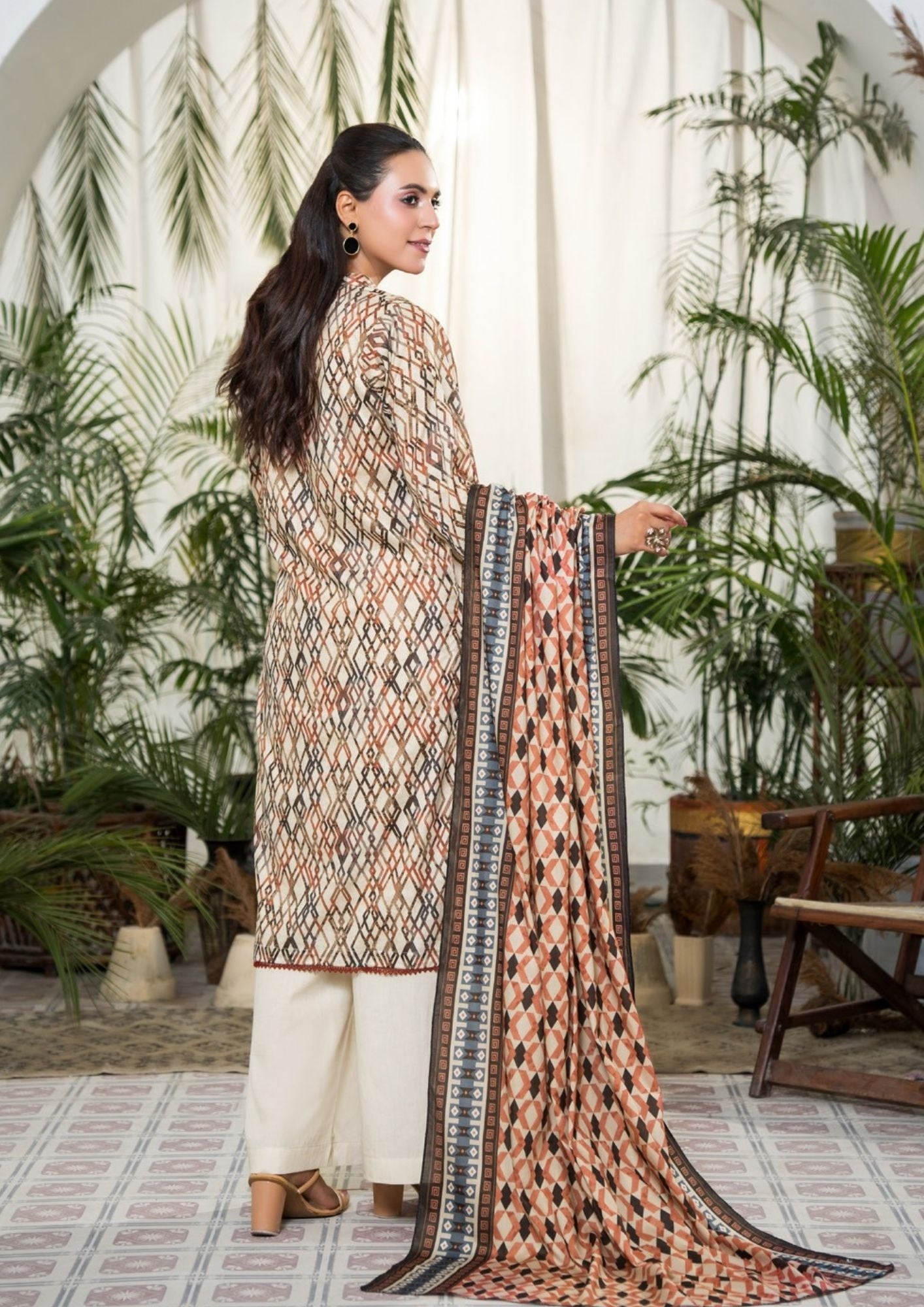 Dabiha Printed Lawn 3PC