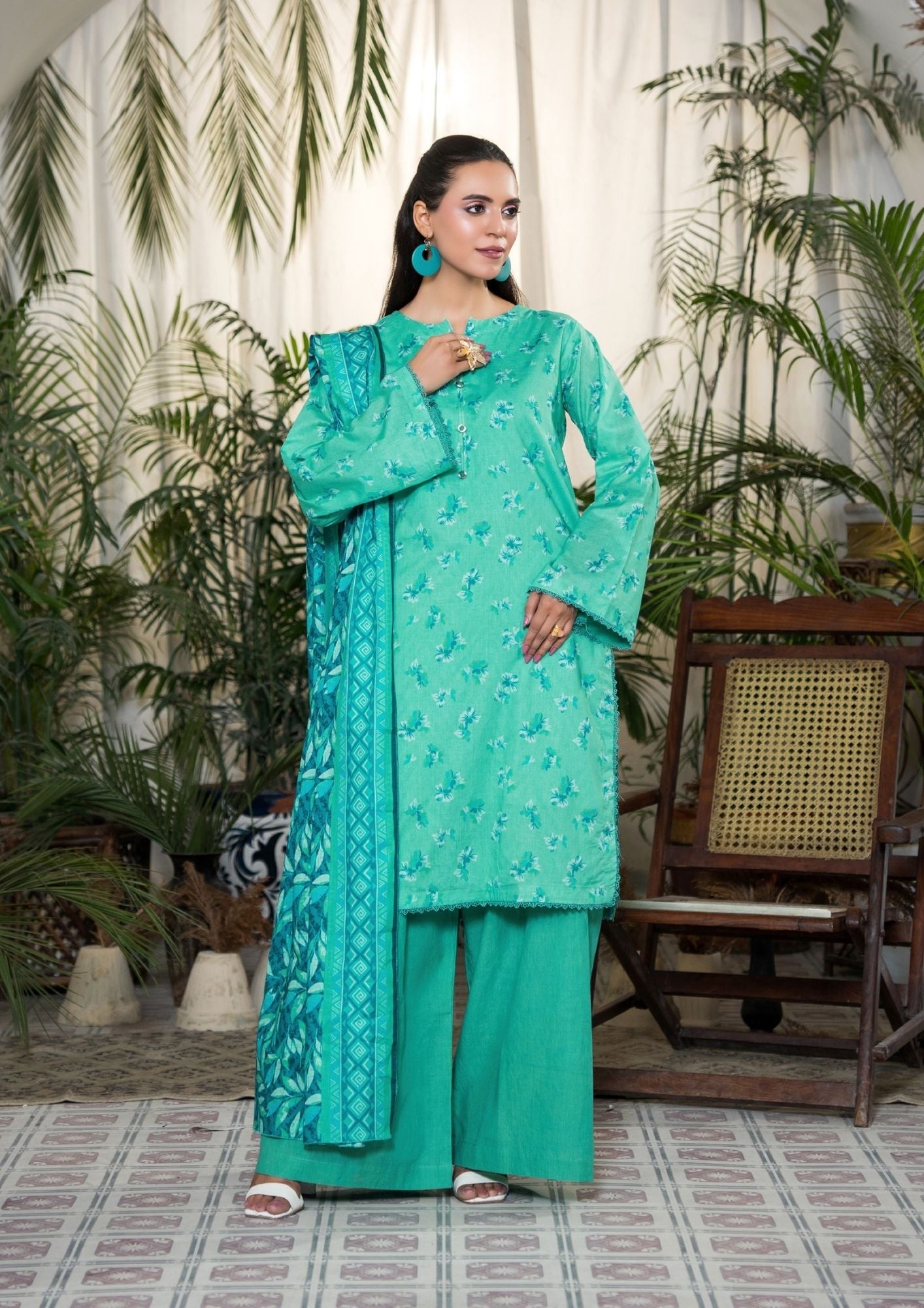 Dabiha Printed Lawn 3PC