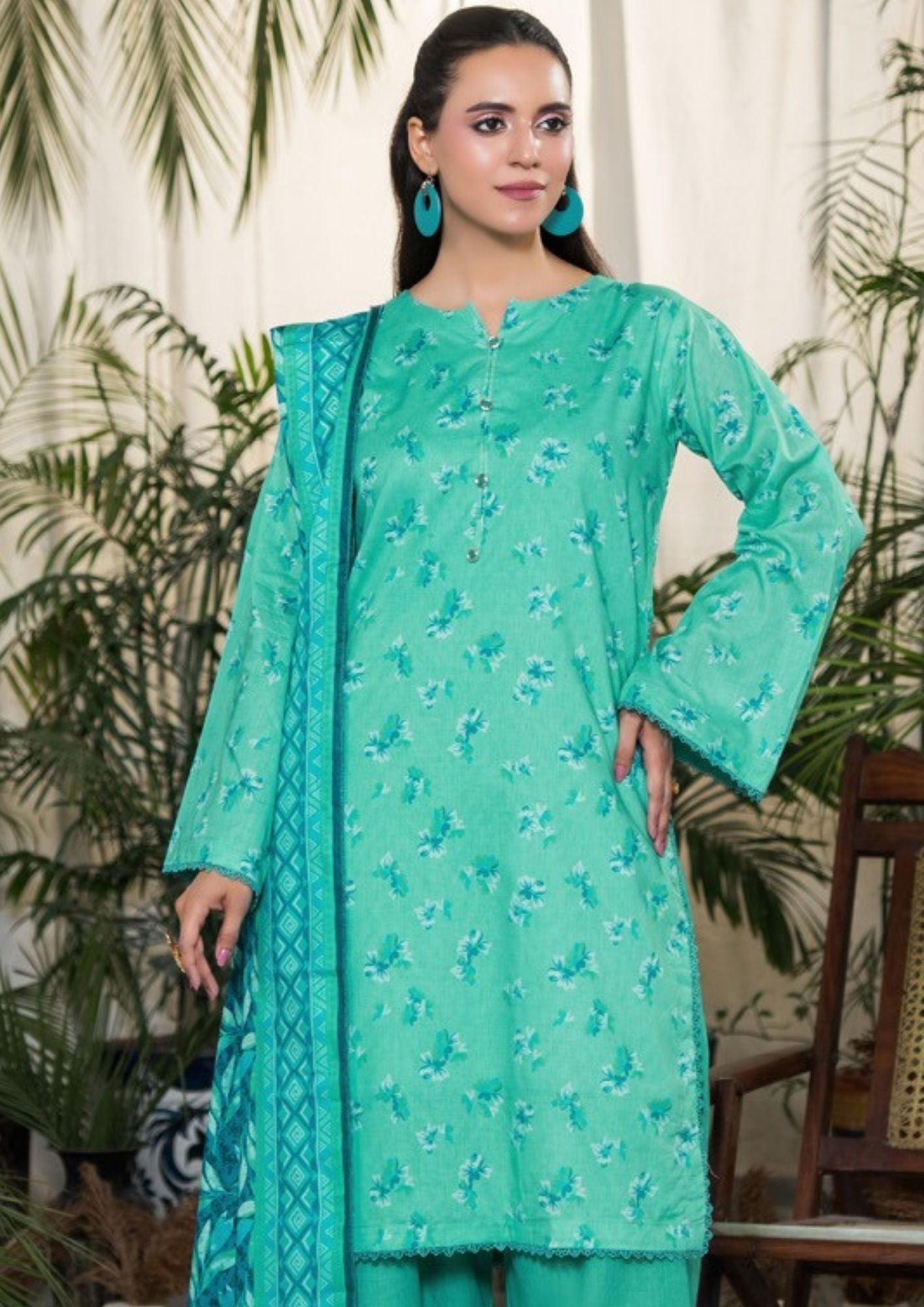 Dabiha Printed Lawn 3PC