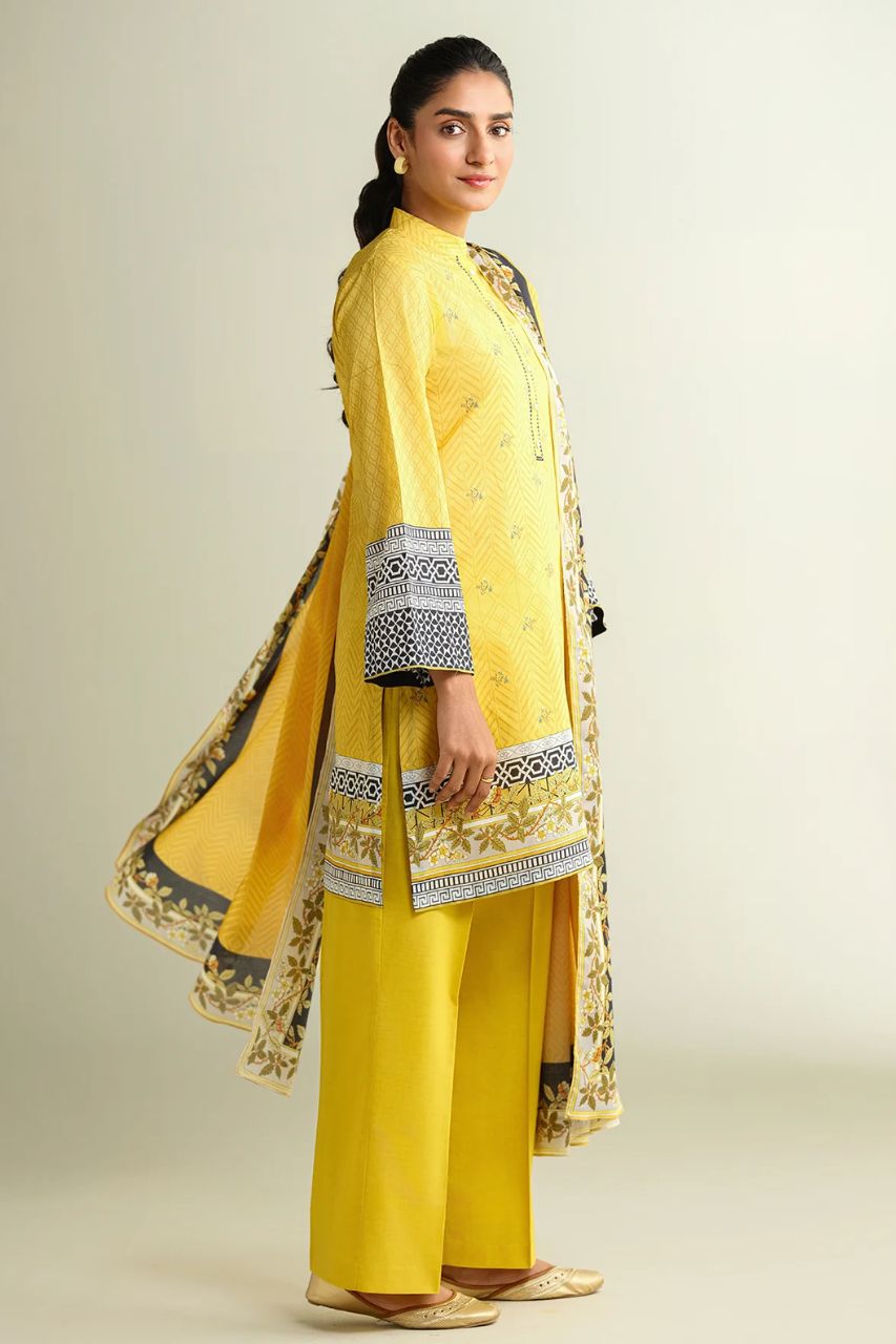 Kayseria Digital Printed Cambric Cotton 3PC