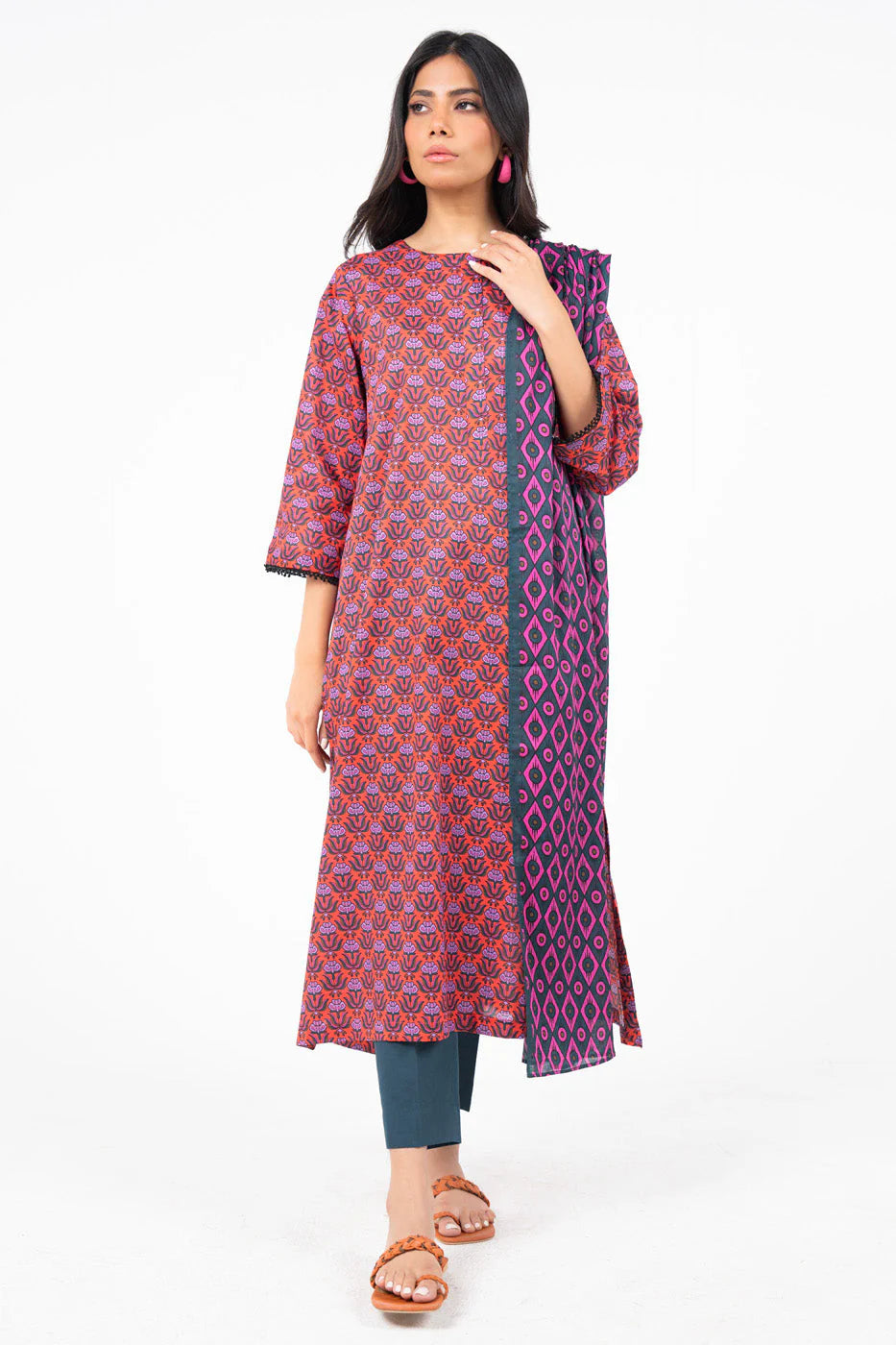 Alkaram Digital Printed Khaddar 3PC