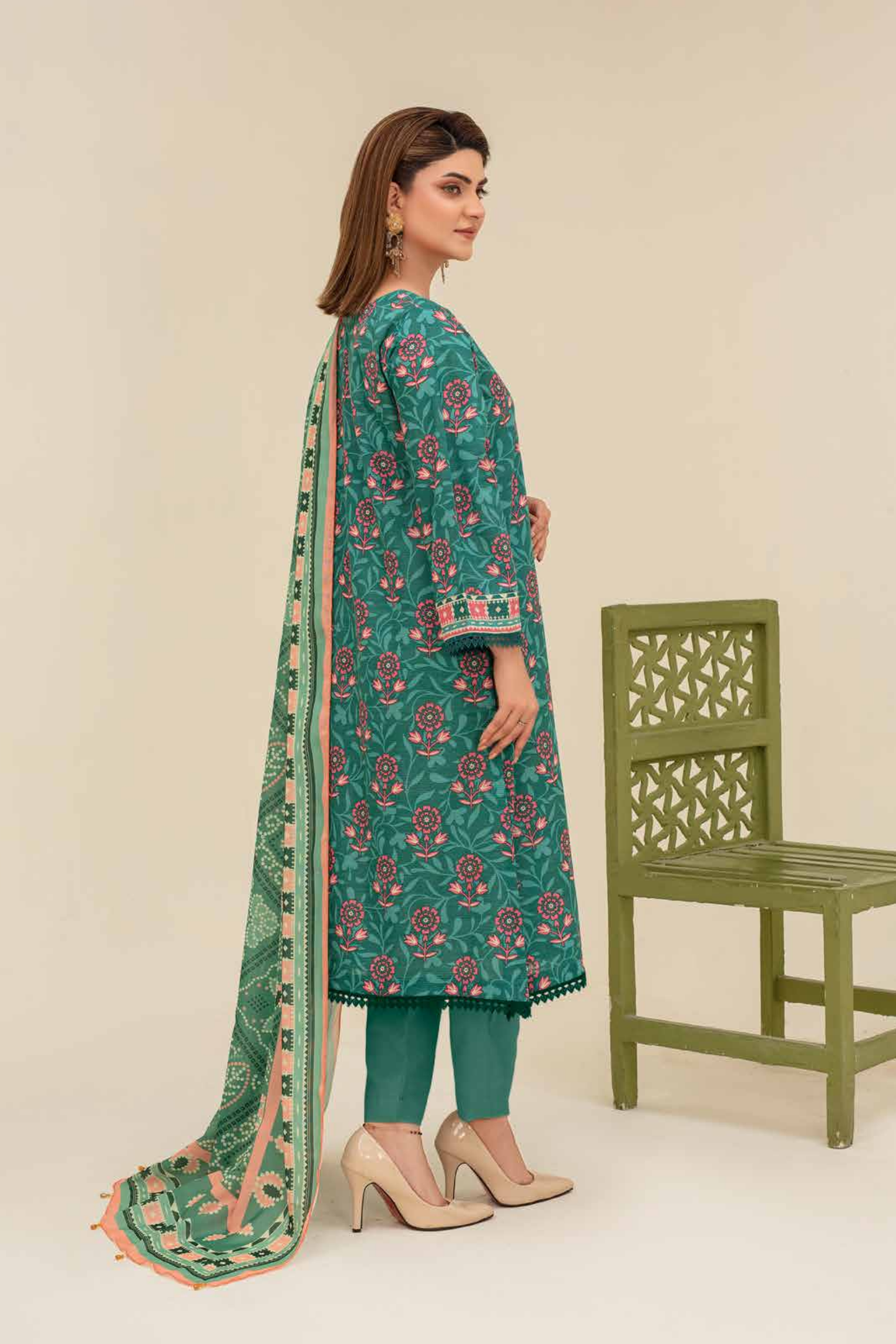 Mehar By Fiza Noor Printed Khaddar 3PC