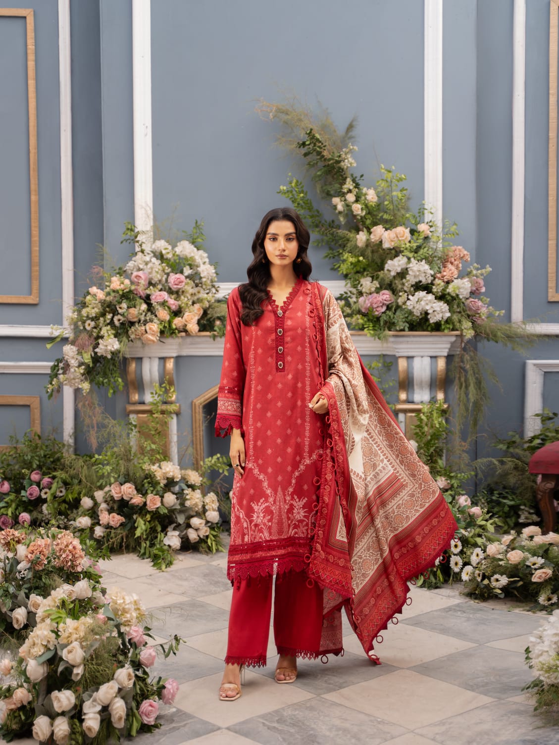 Mausummery Digital Printed Linen 3PC