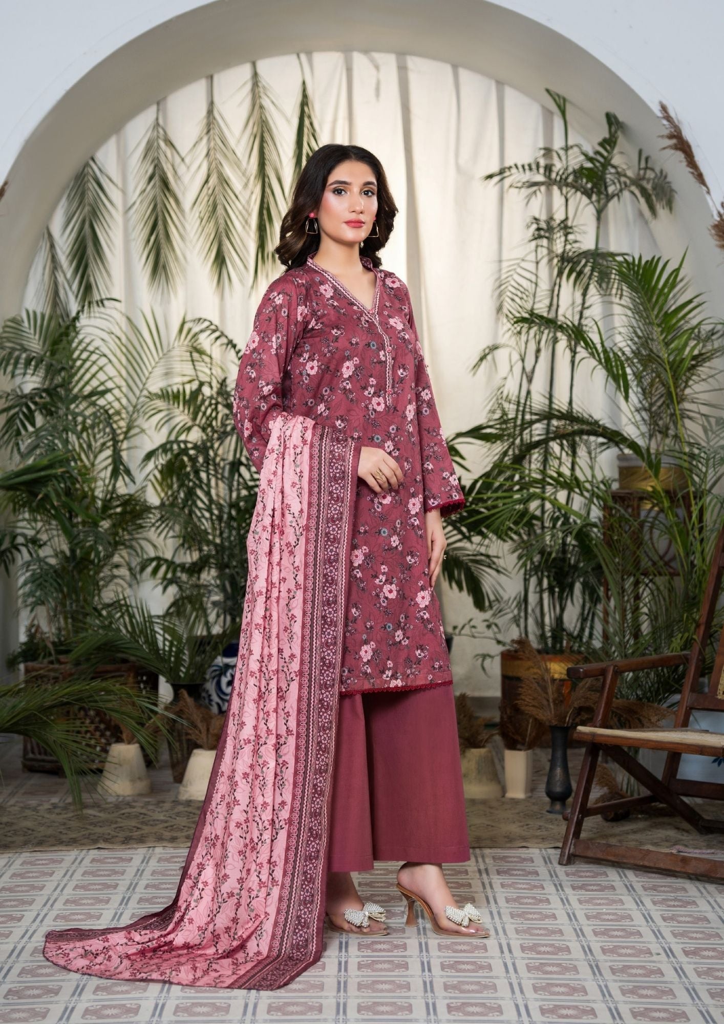 Dabiha Printed Lawn 3PC