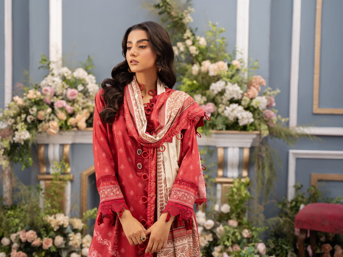 Mausummery Digital Printed Linen 3PC