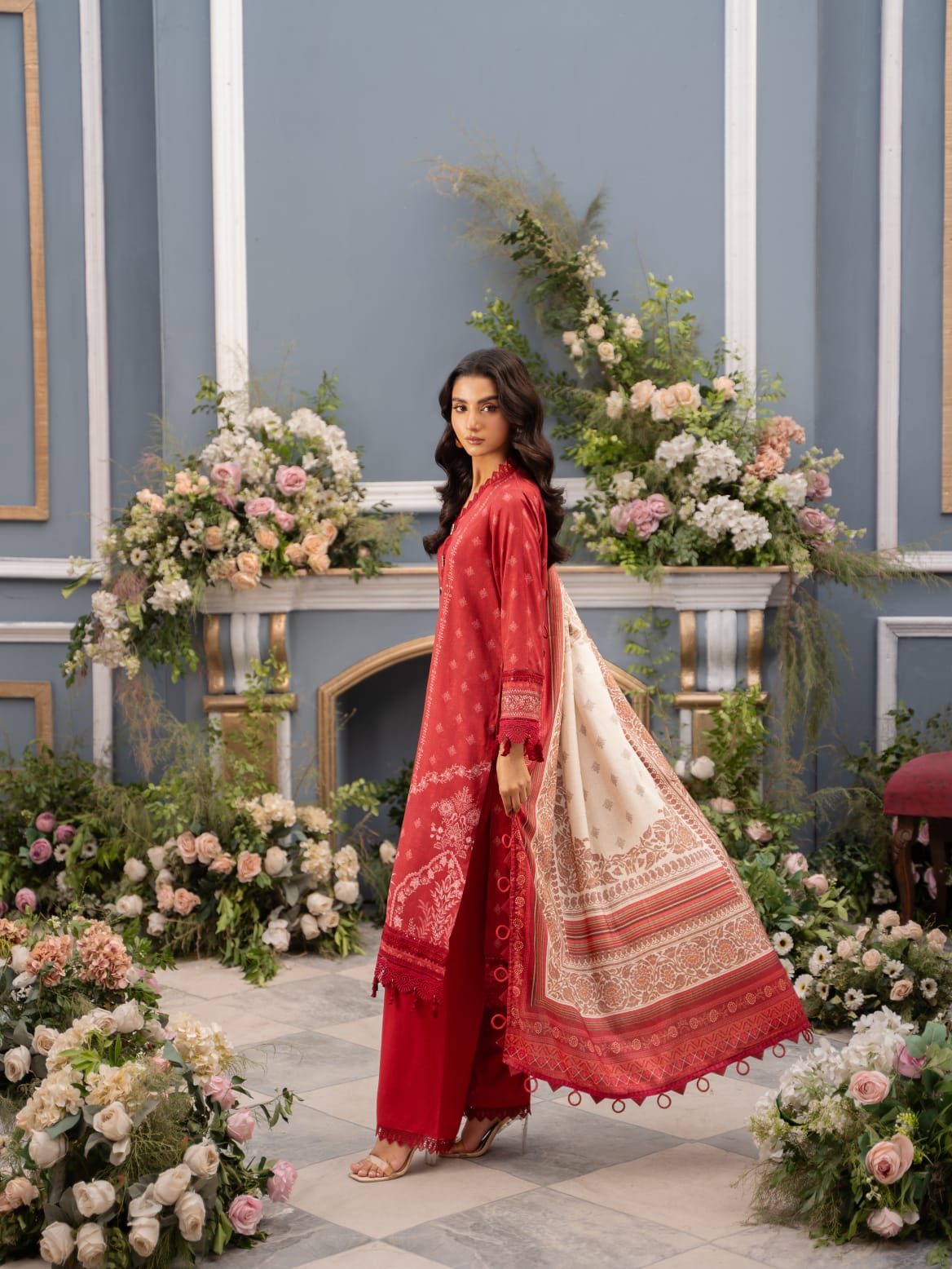 Mausummery Digital Printed Linen 3PC