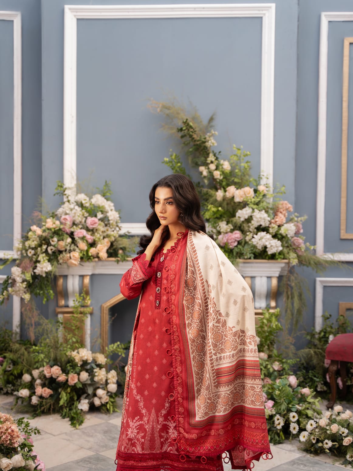 Mausummery Digital Printed Linen 3PC