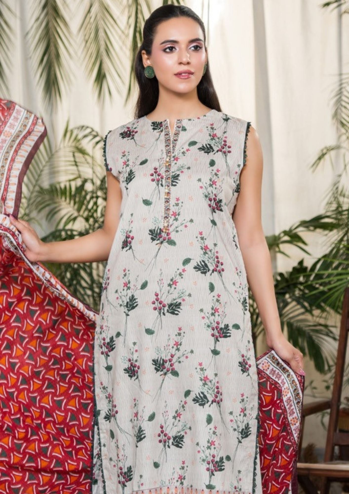 Dabiha Printed Lawn 3PC