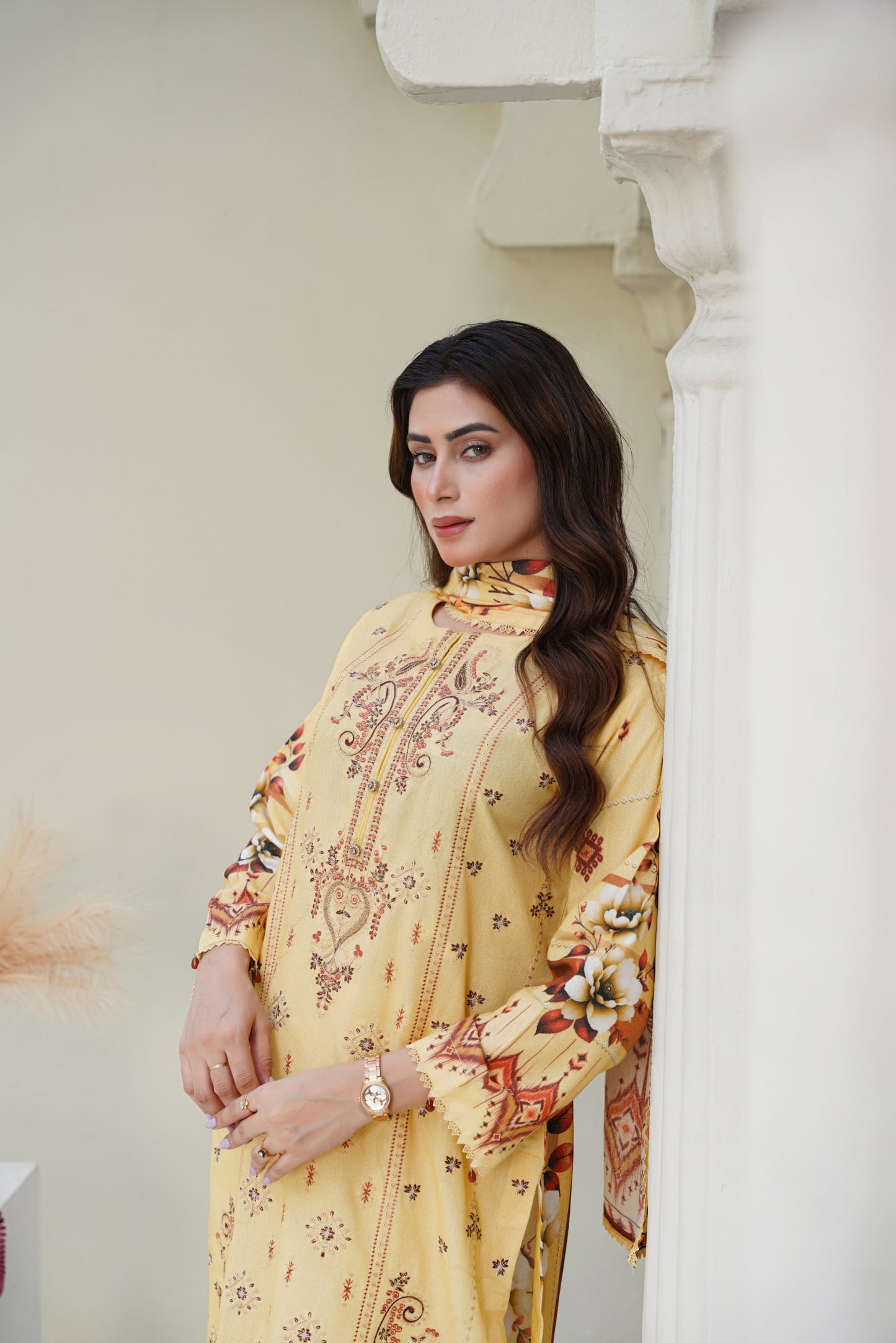 Cora By Anaya Noor Emb Karandi 3-PC