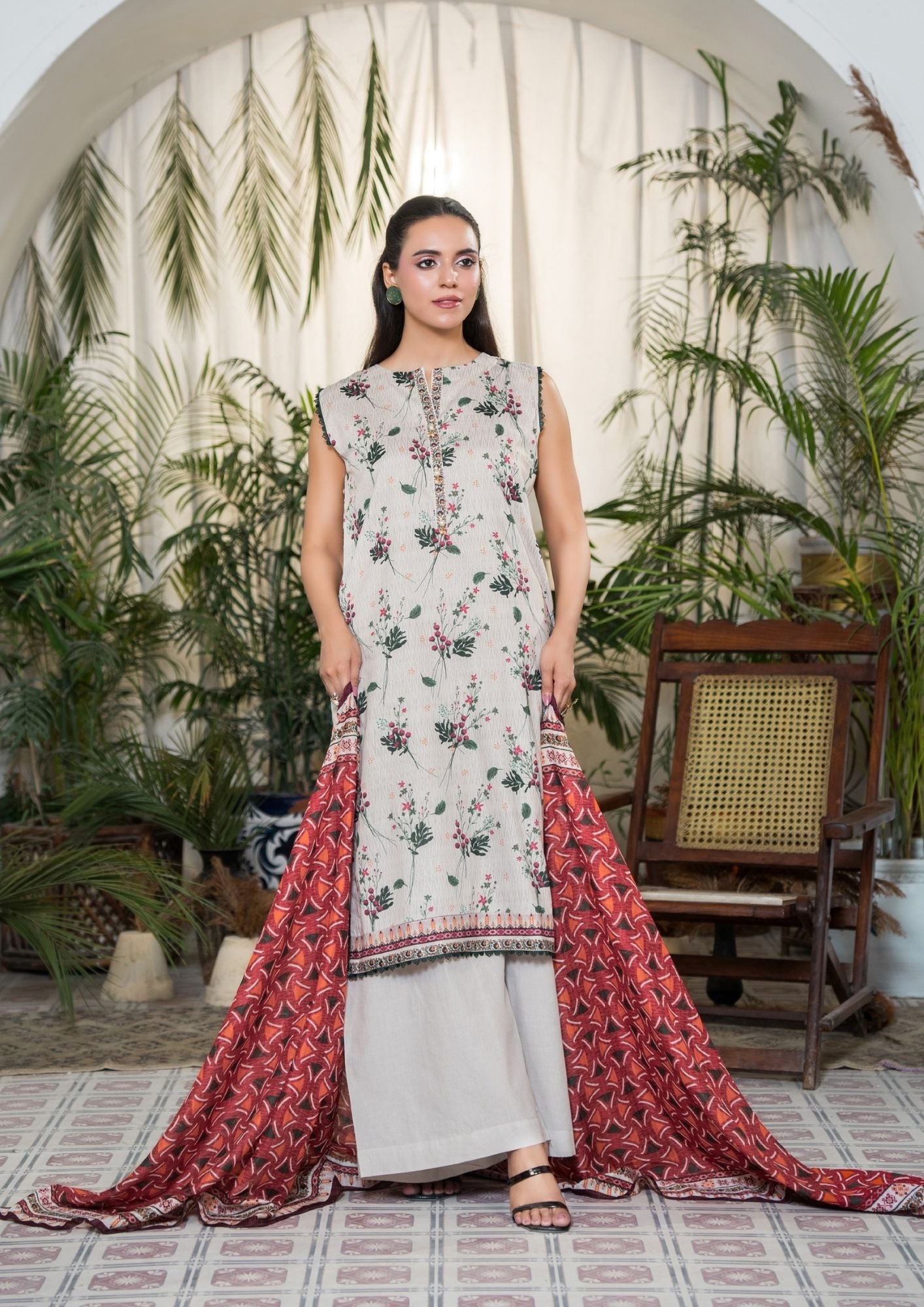 Dabiha Printed Lawn 3PC