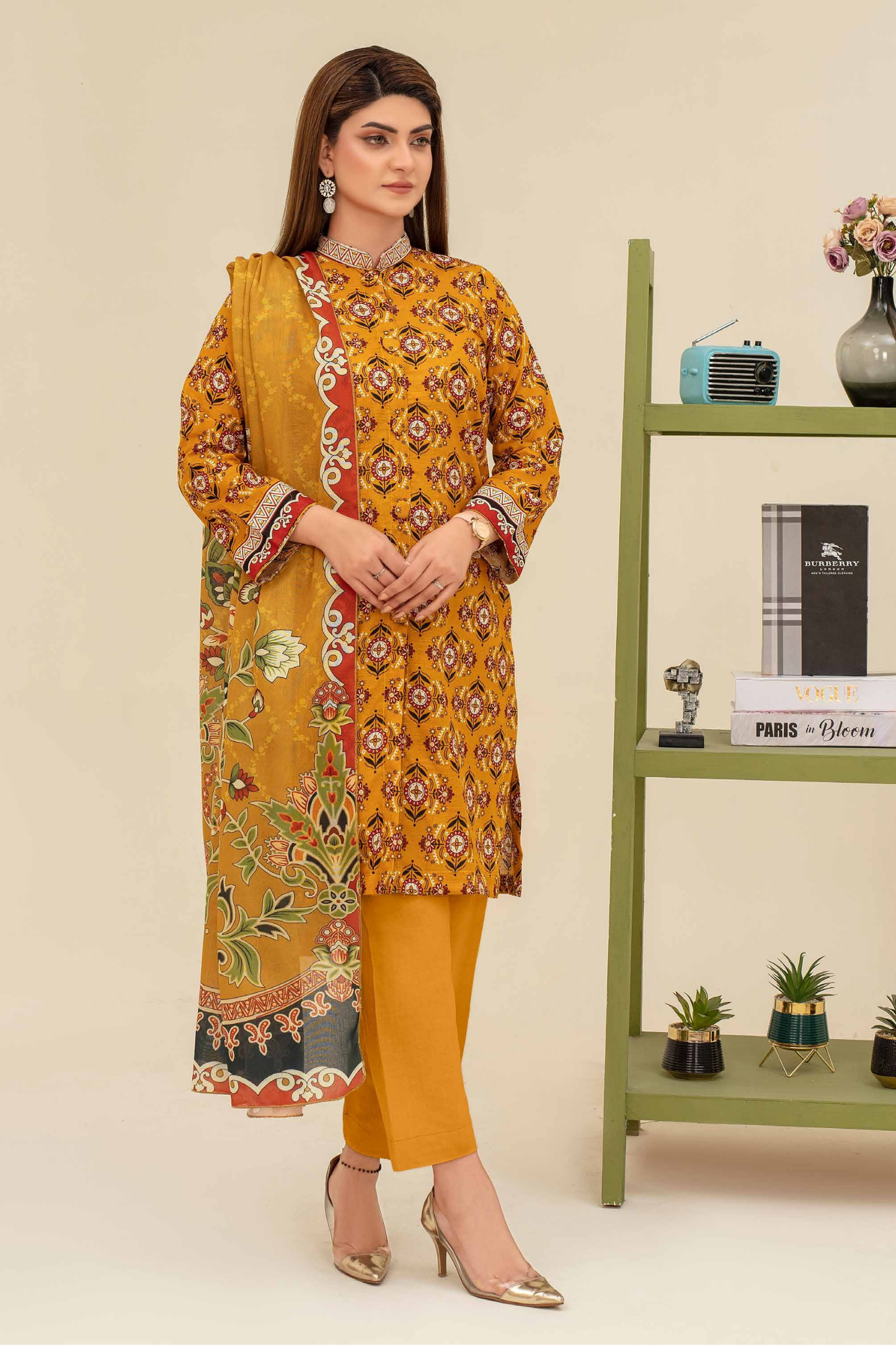 Mehar By Fiza Noor Printed Khaddar 3PC
