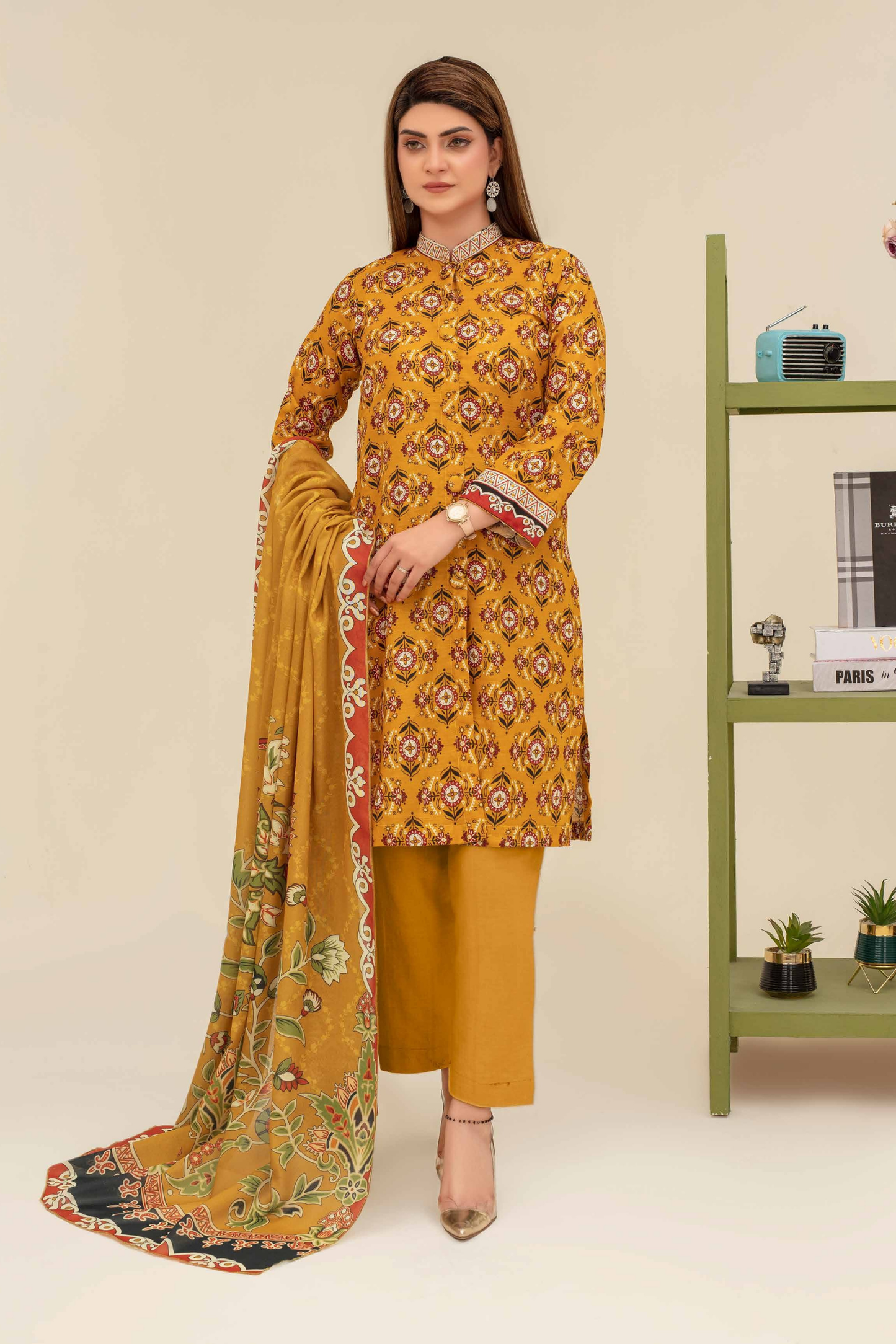 Mehar By Fiza Noor Printed Khaddar 3PC