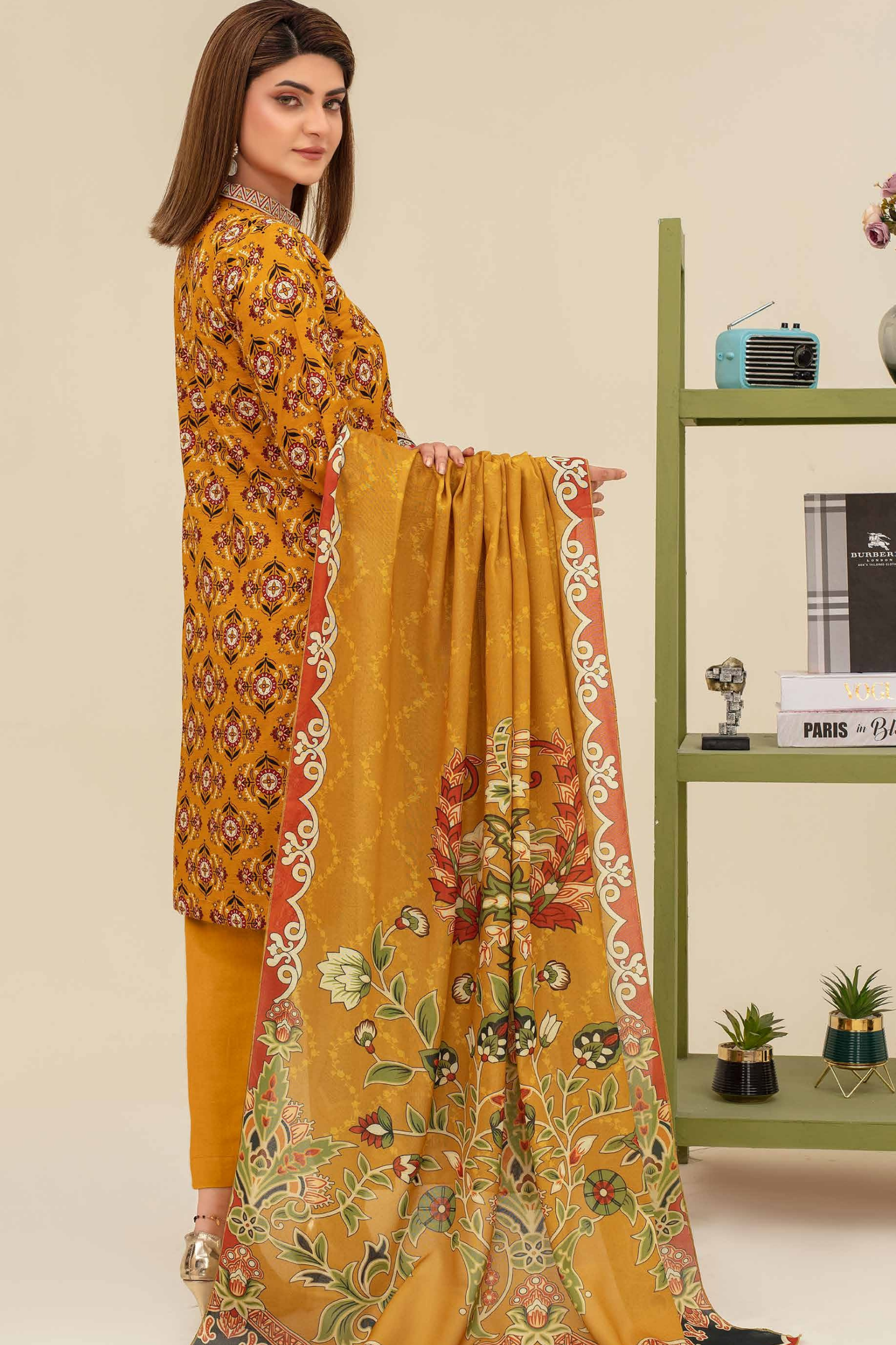 Mehar By Fiza Noor Printed Khaddar 3PC