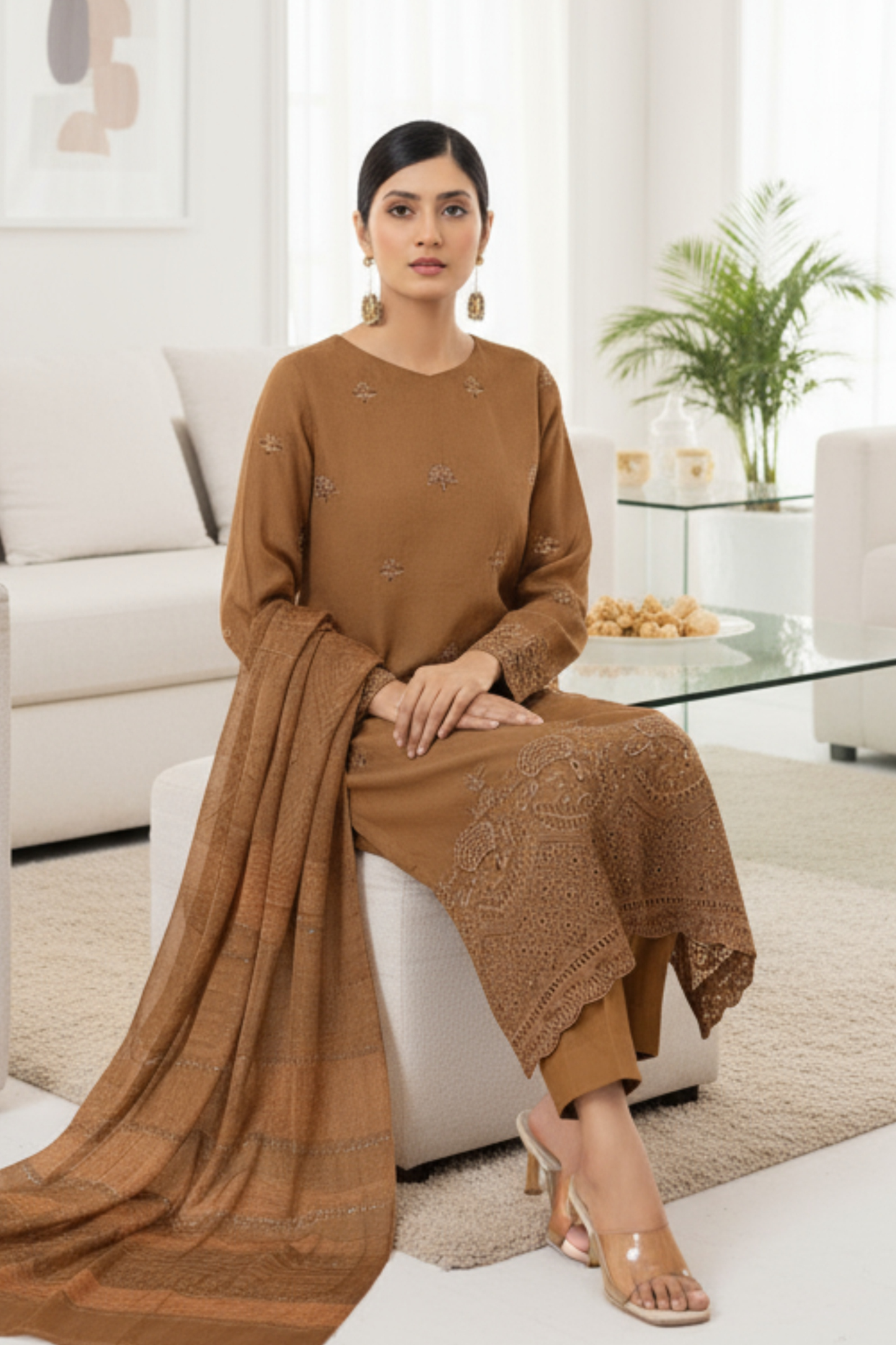 Signature By Dor Emb Winter Wool 3PC