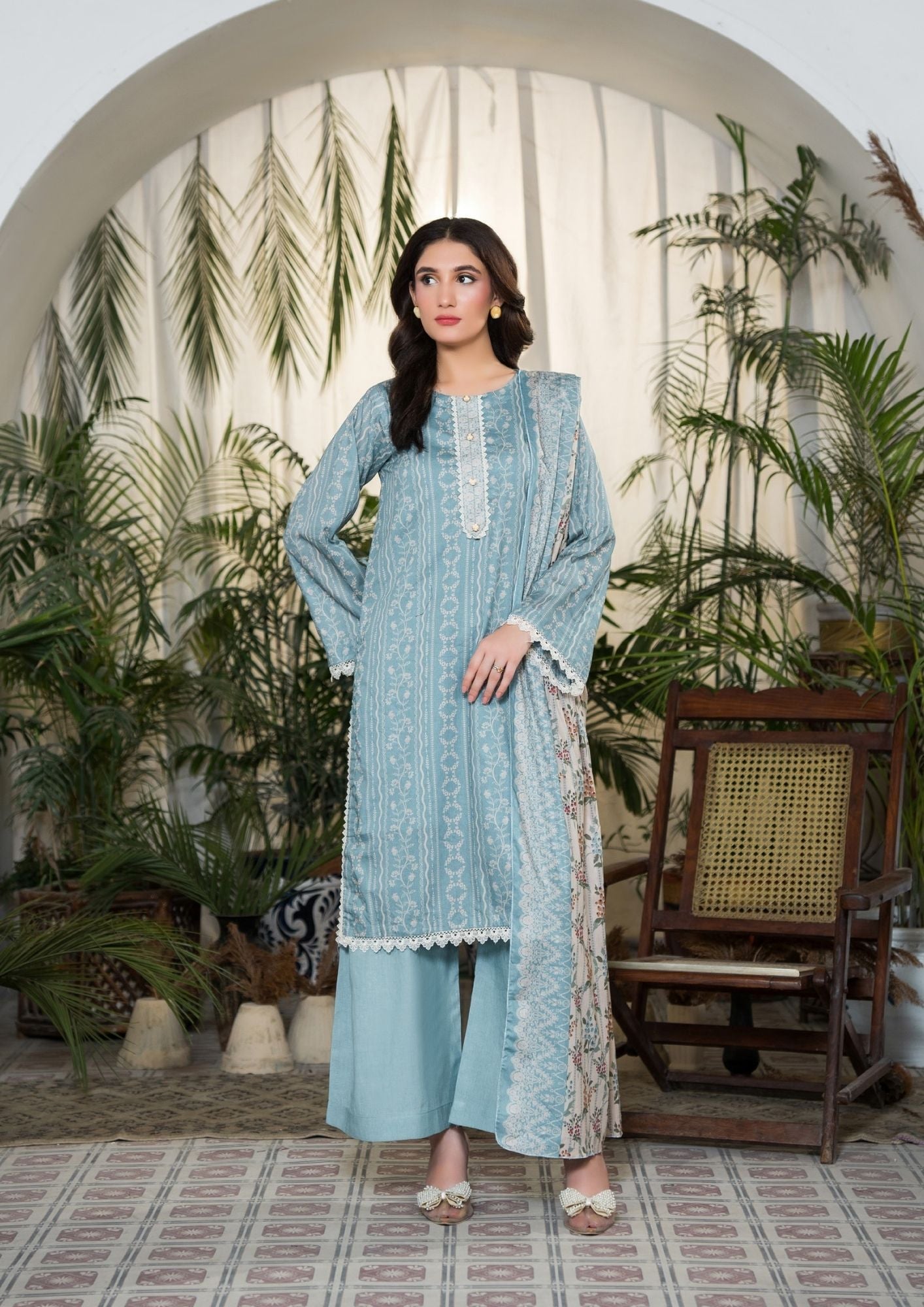 Dabiha Printed Lawn 3PC