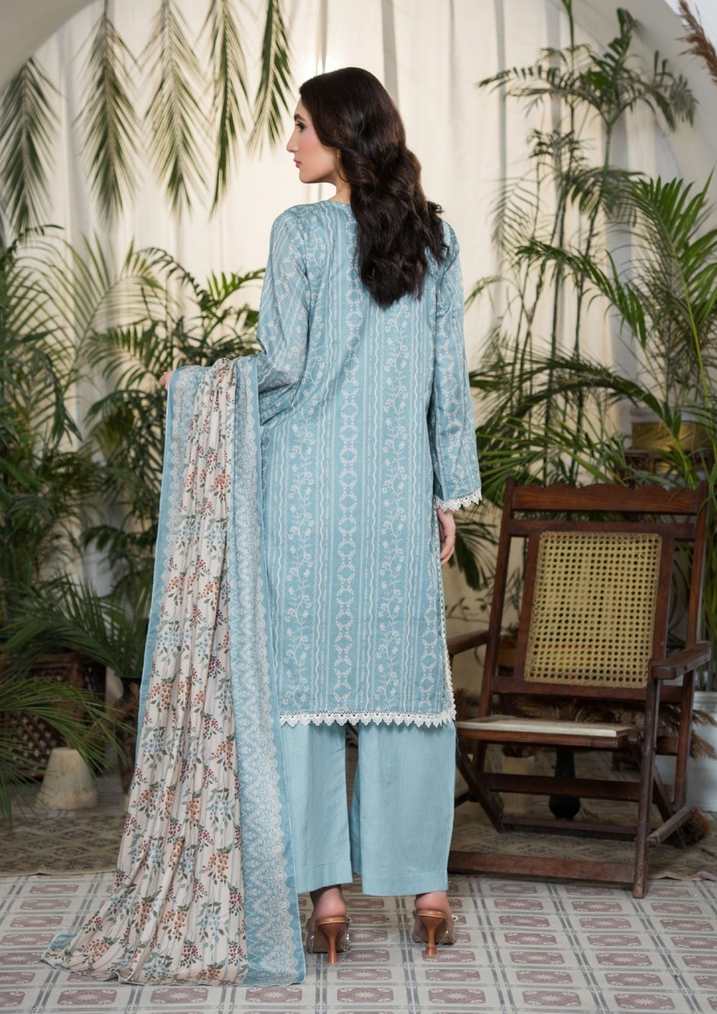 Dabiha Printed Lawn 3PC