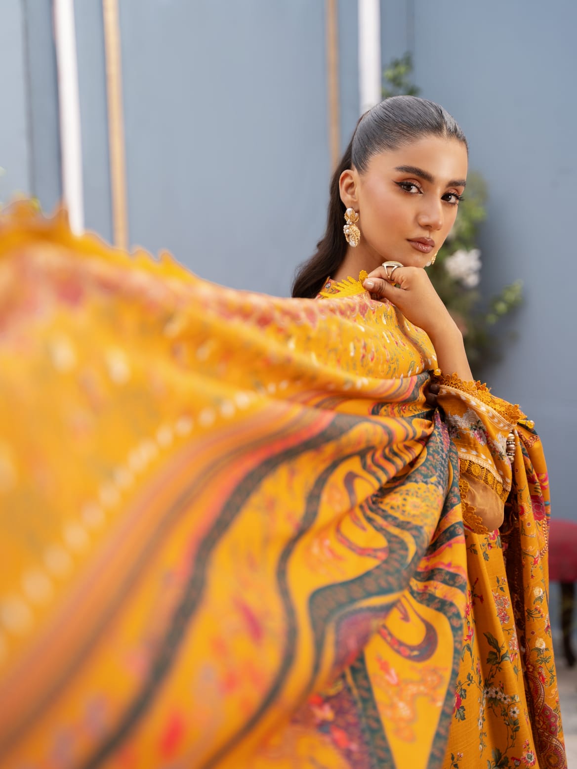 Mausummery Digital Printed Linen 3PC