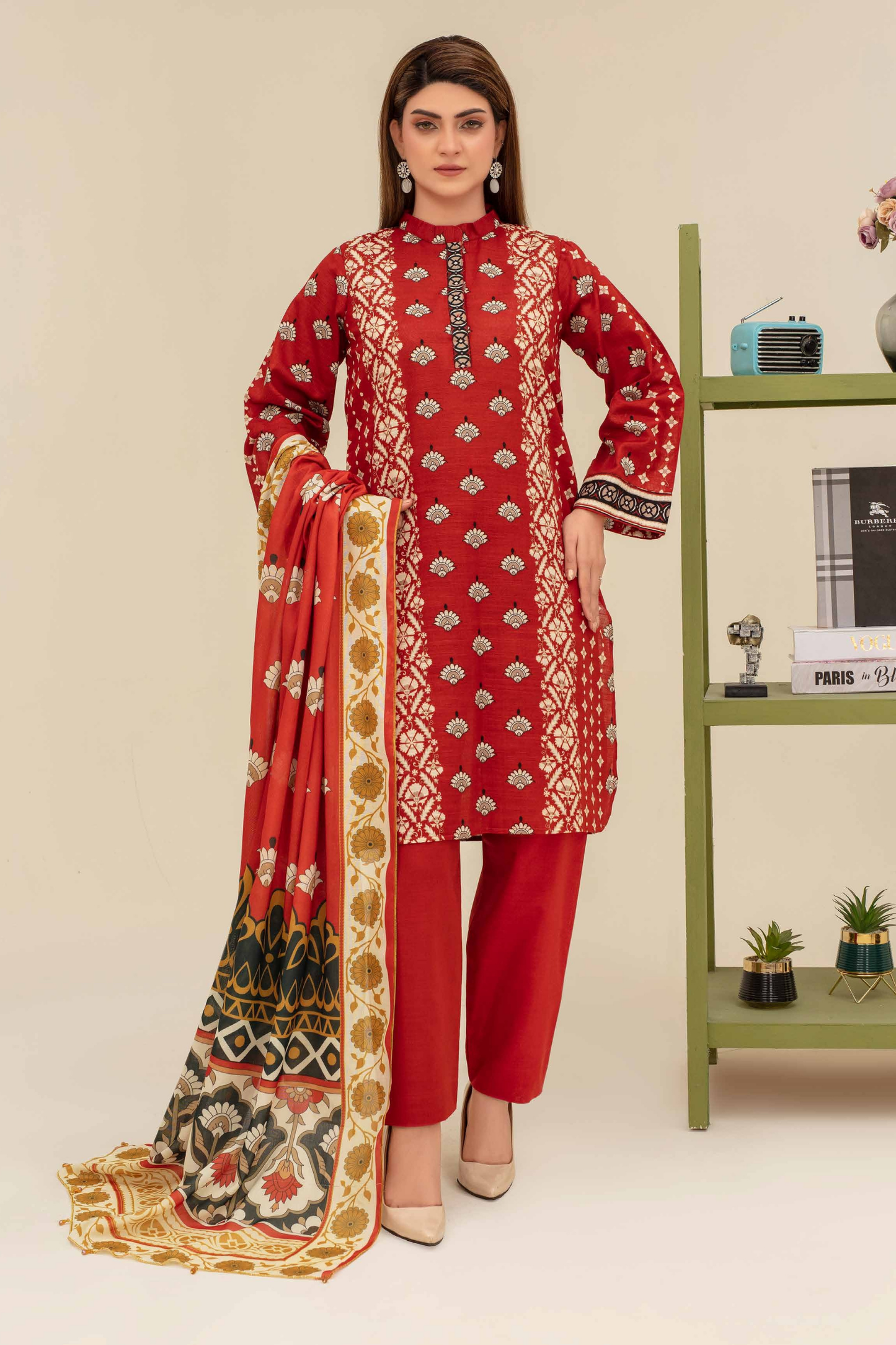 Mehar By Fiza Noor Printed Khaddar 3PC