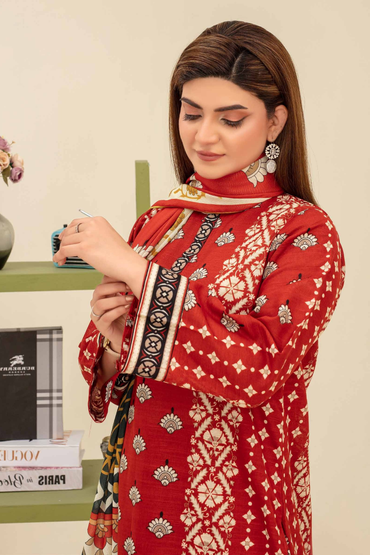 Mehar By Fiza Noor Printed Khaddar 3PC