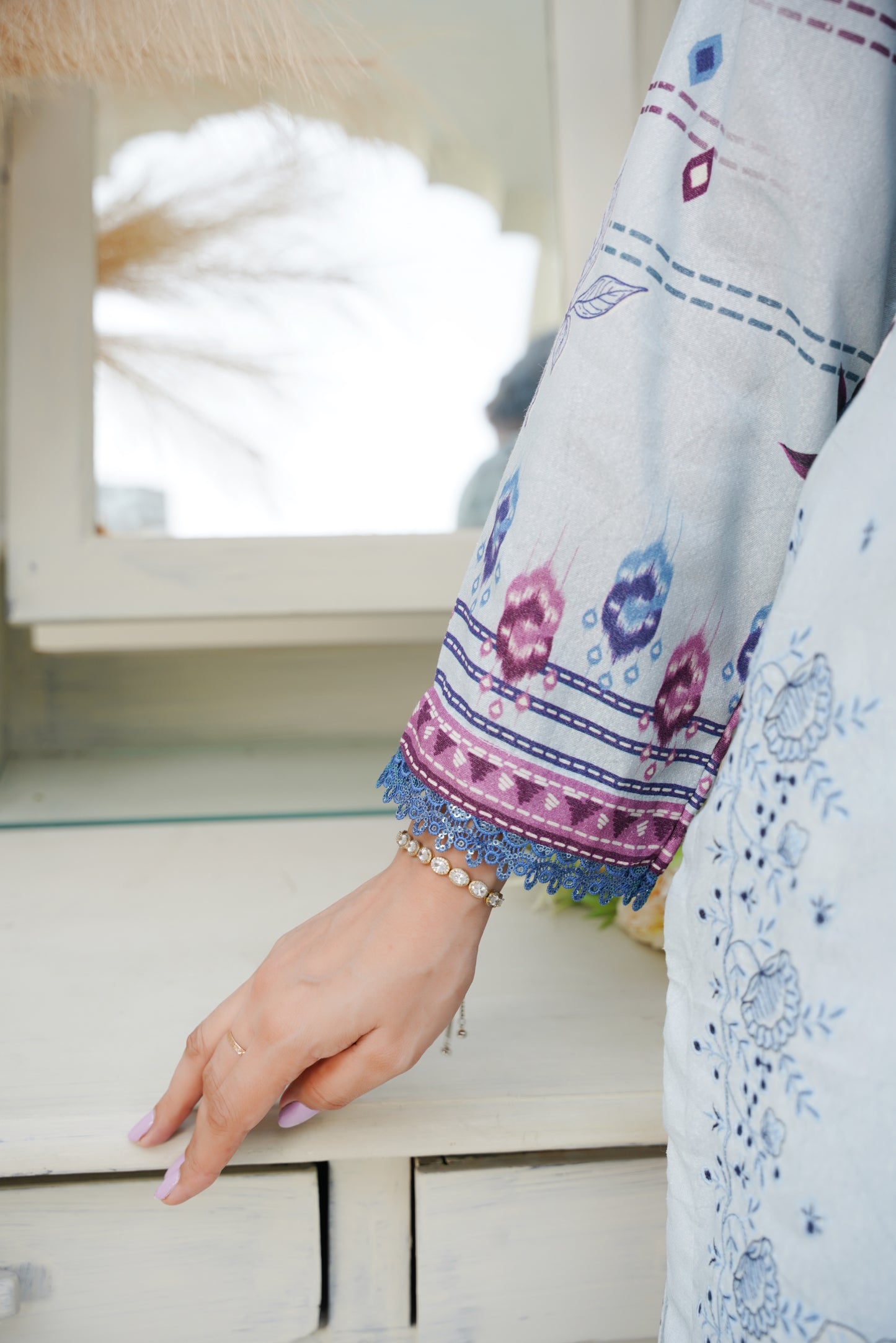 Cora By Anaya Noor Emb Karandi 3-PC