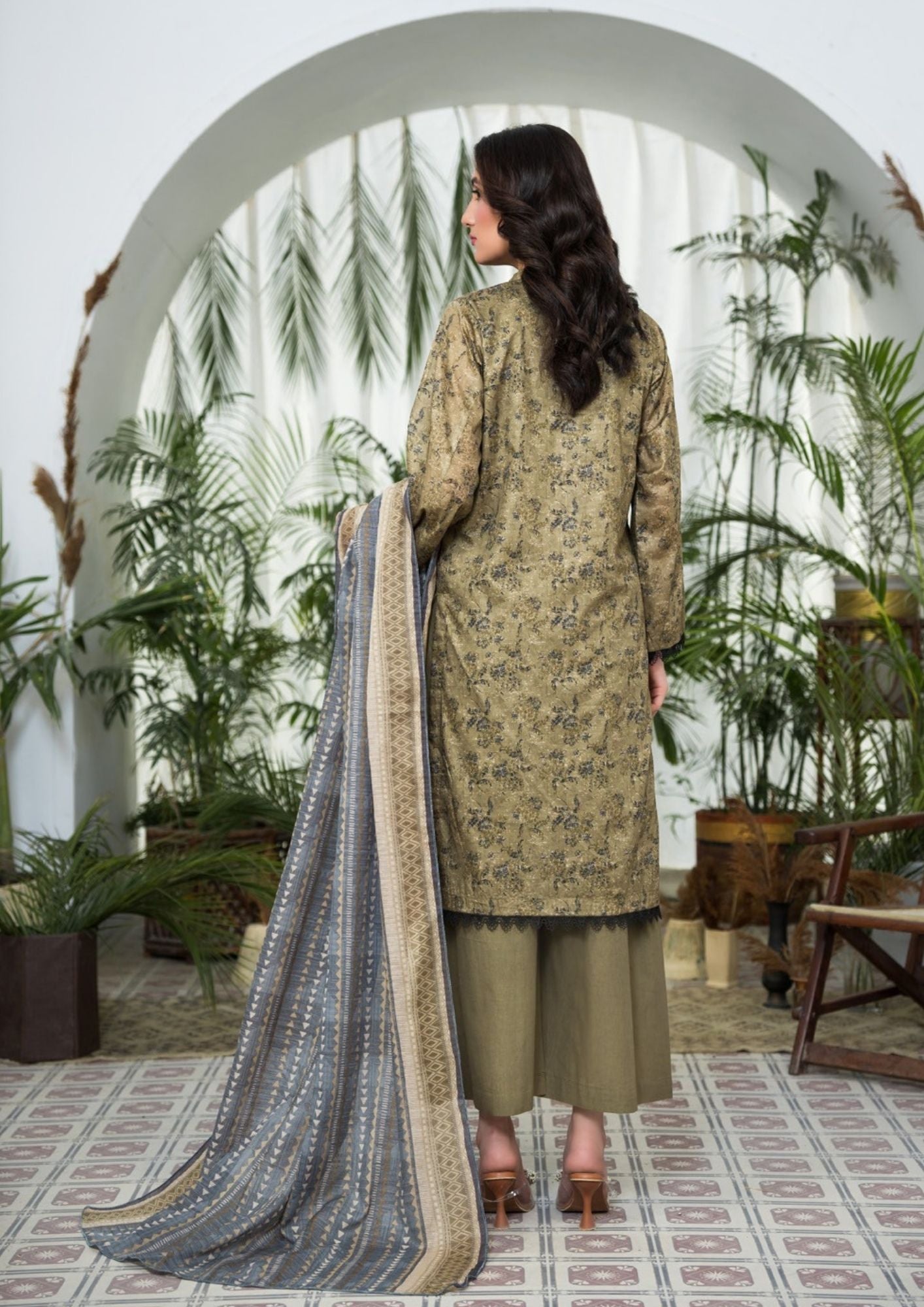 Dabiha Printed Lawn 3PC