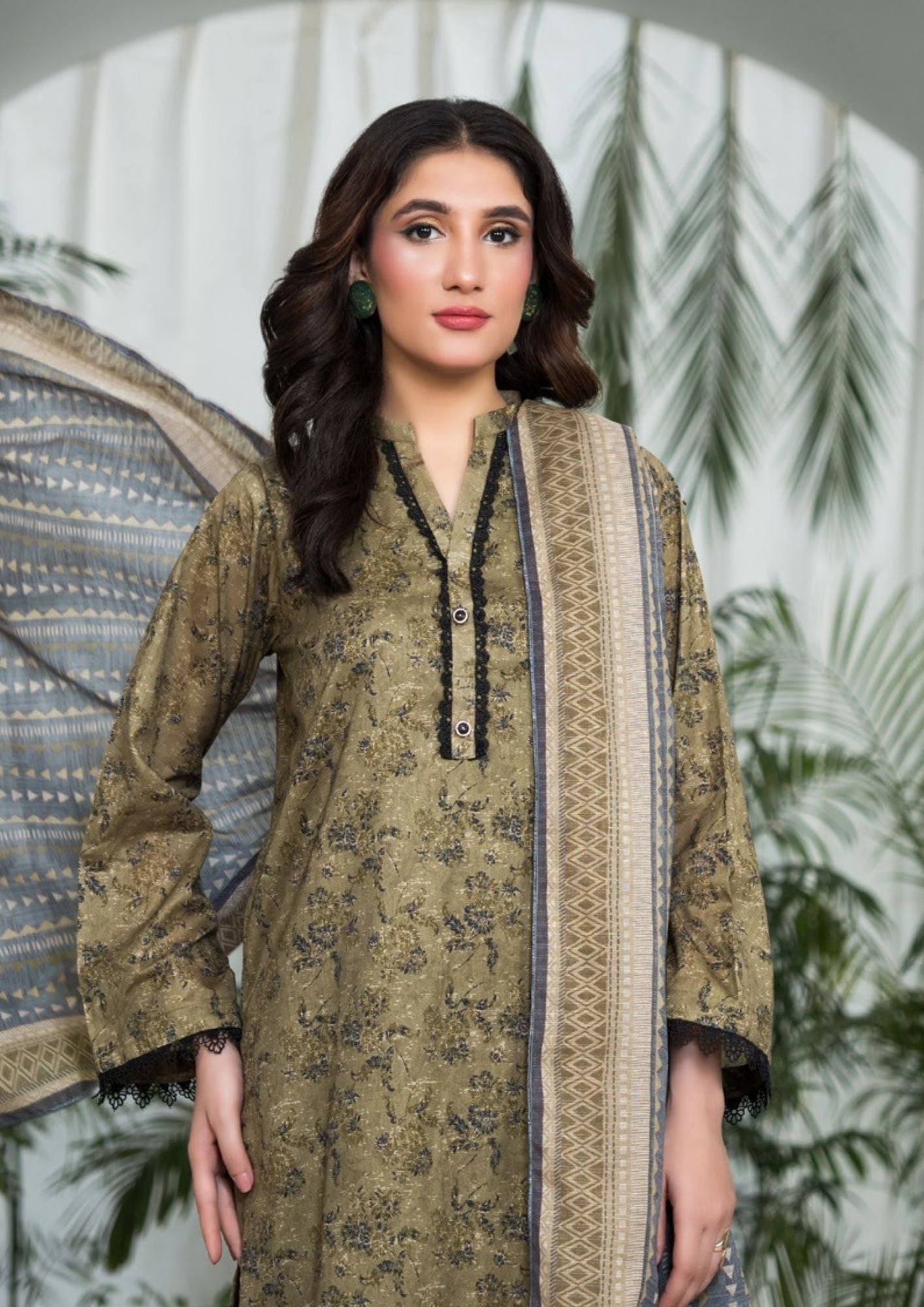 Dabiha Printed Lawn 3PC