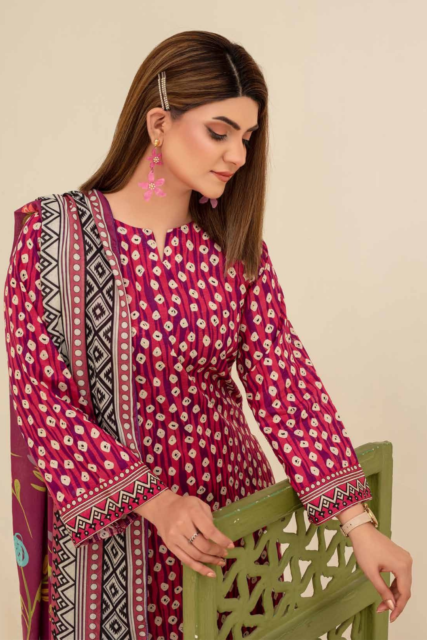 Mehar By Fiza Noor Printed Khaddar 3PC