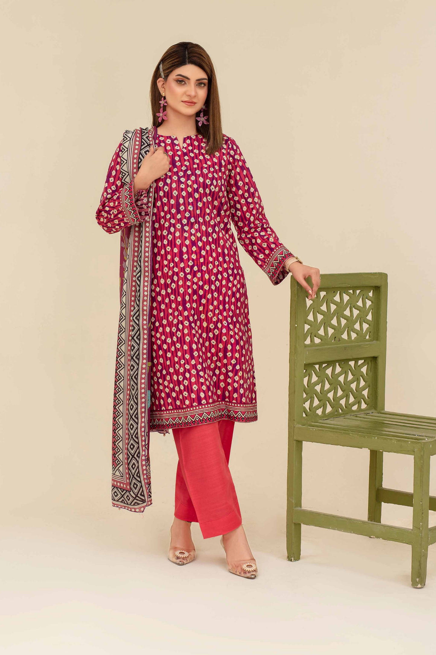 Mehar By Fiza Noor Printed Khaddar 3PC