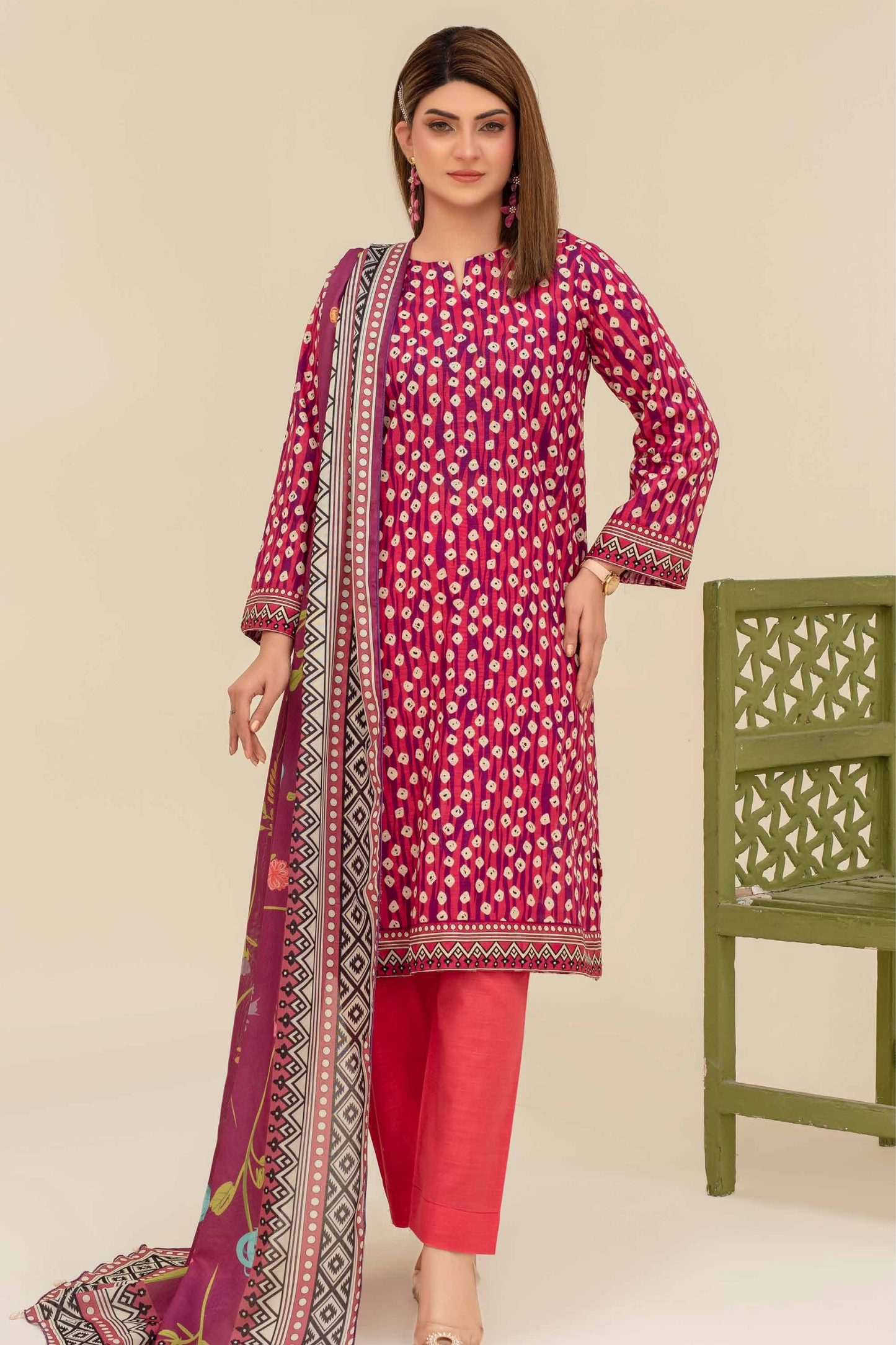 Mehar By Fiza Noor Printed Khaddar 3PC