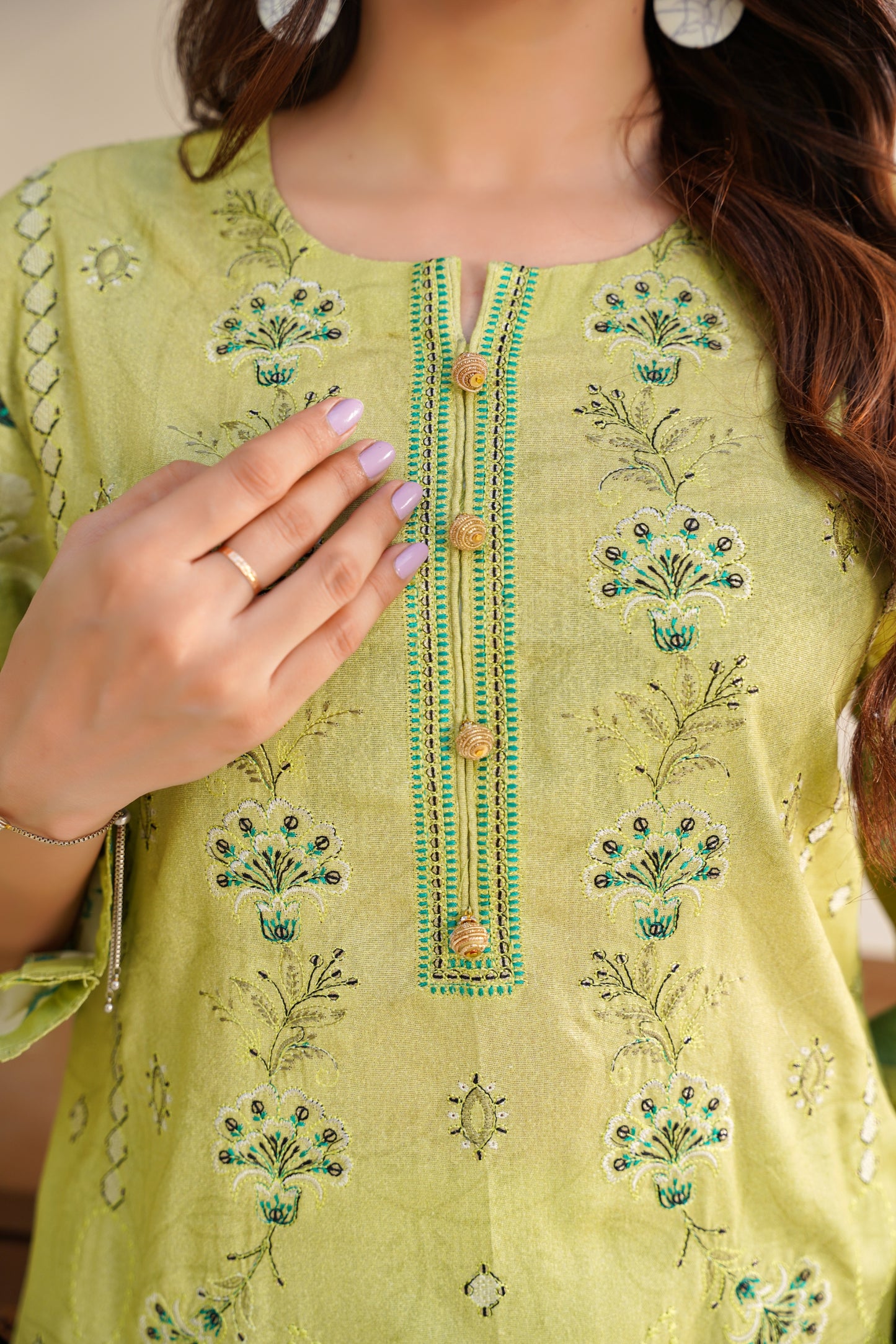 Cora By Anaya Noor Emb Karandi 3-PC