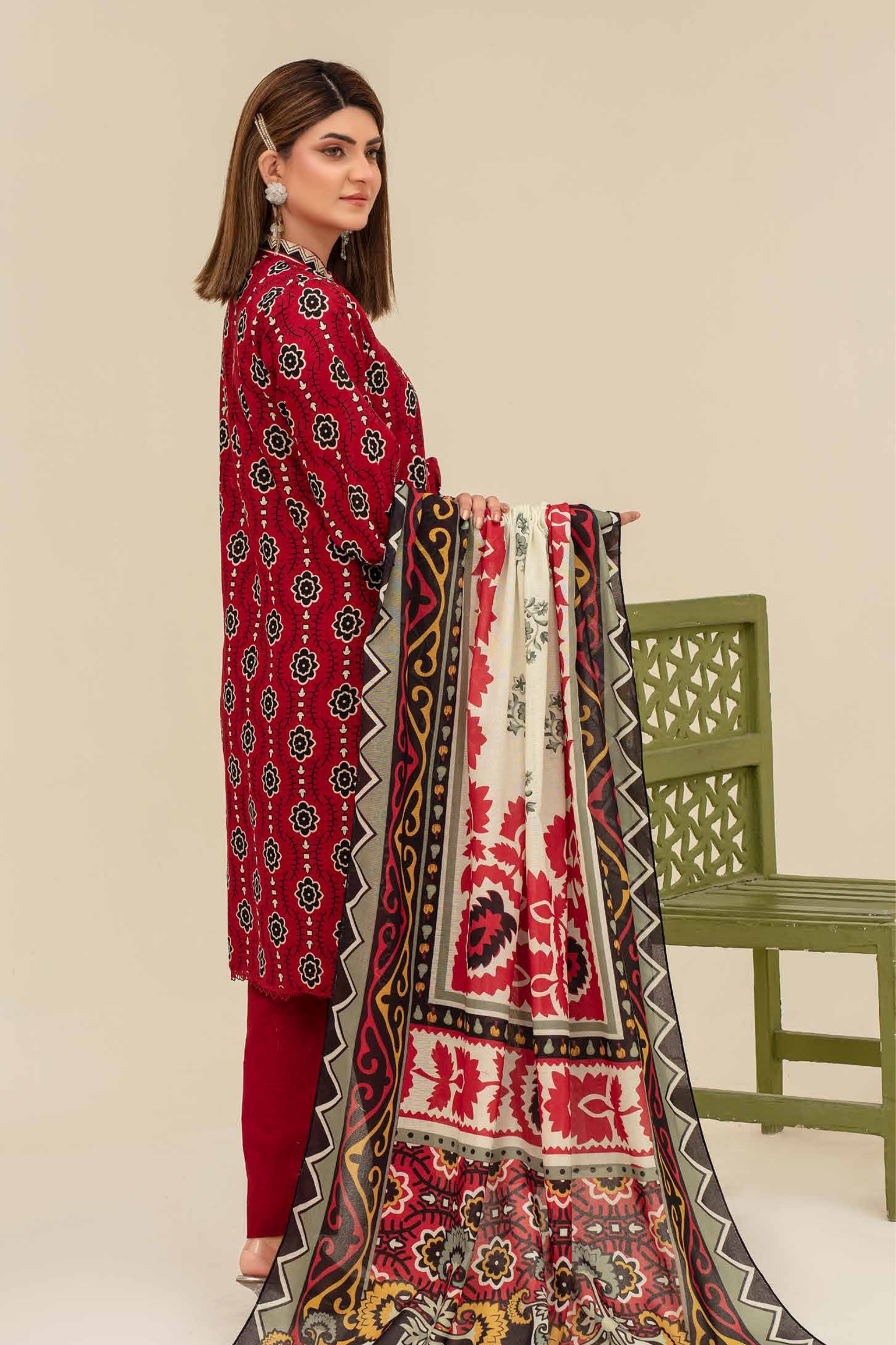 Mehar By Fiza Noor Printed Khaddar 3PC