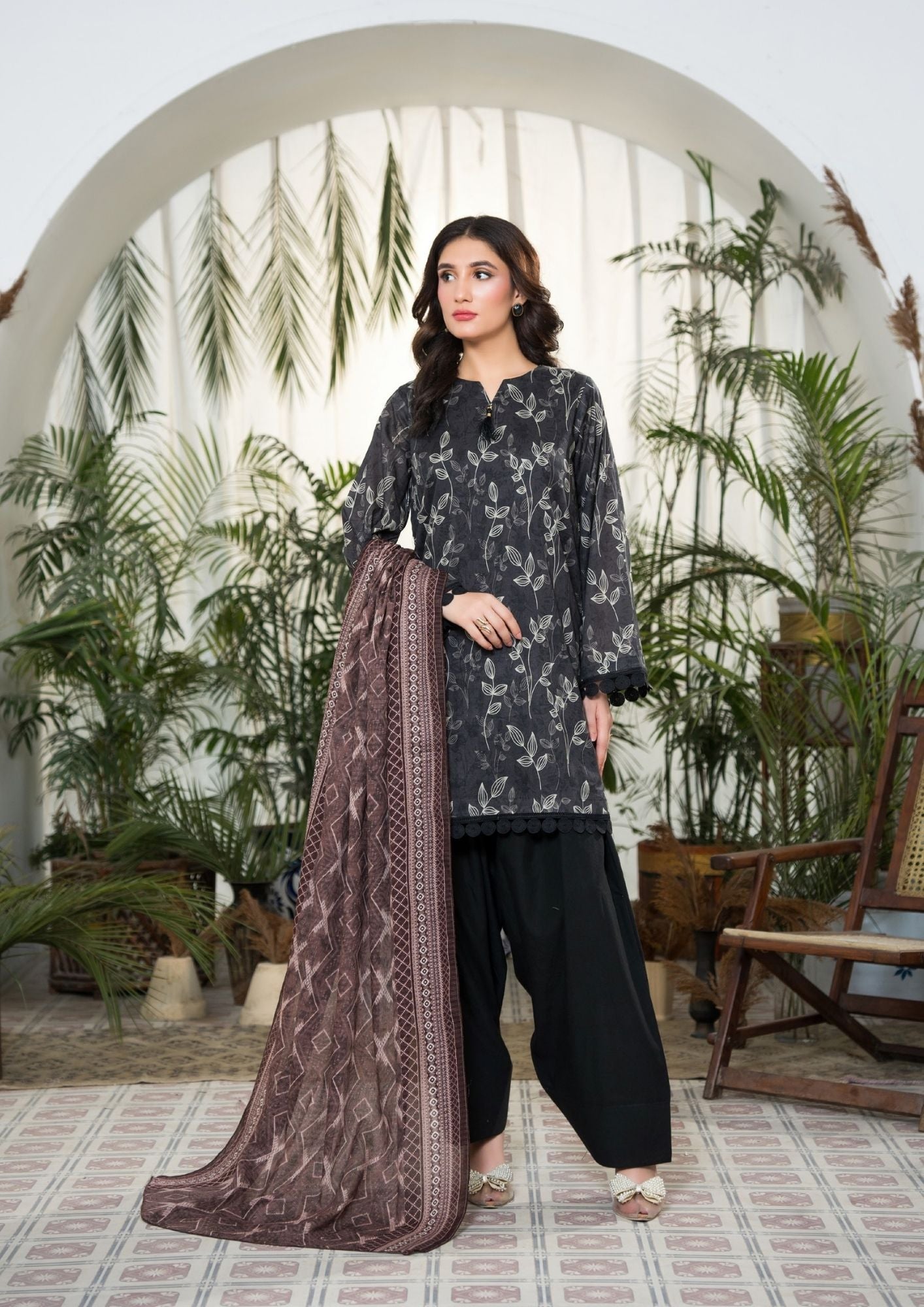 Dabiha Printed Lawn 3PC