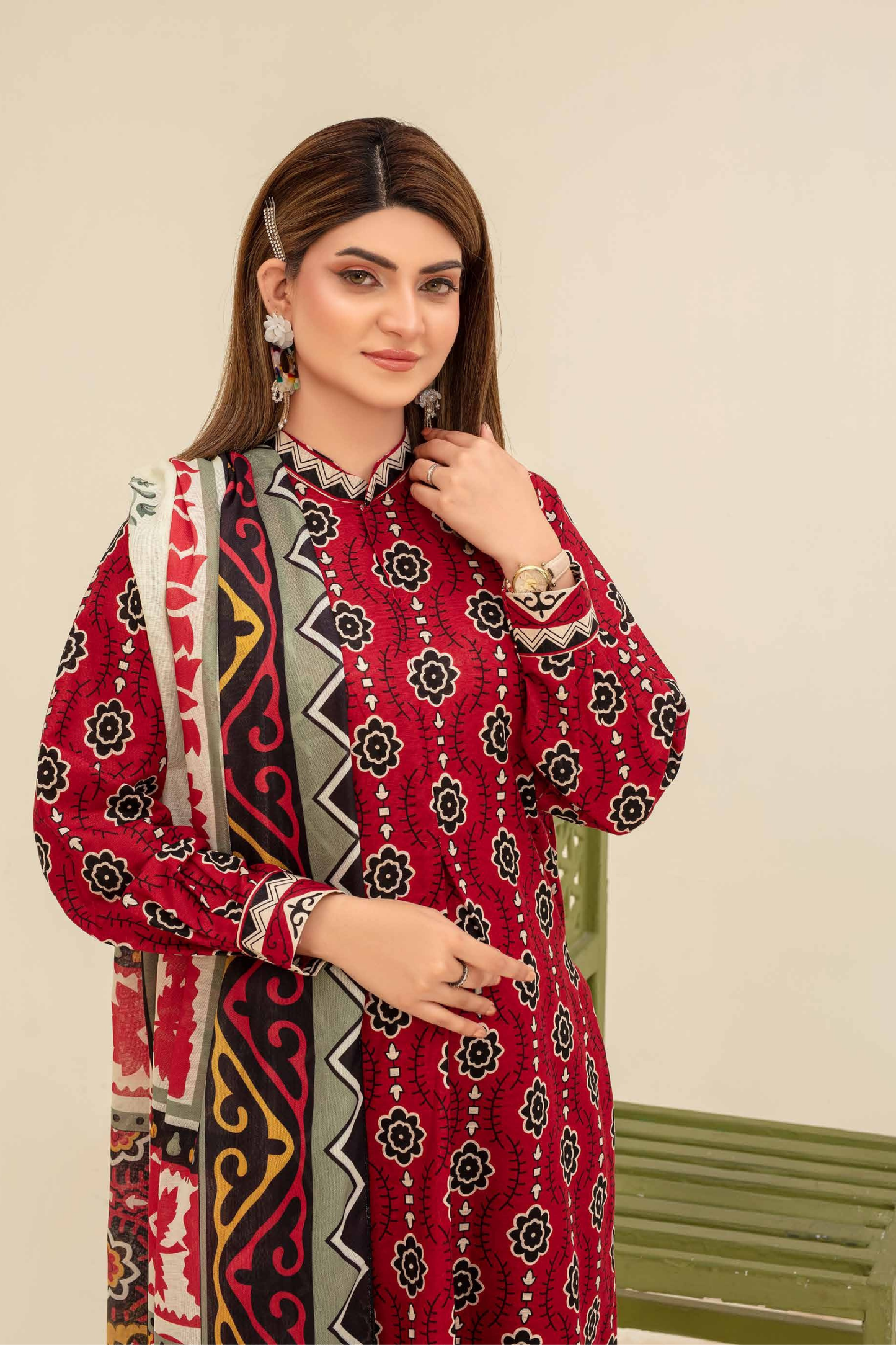 Mehar By Fiza Noor Printed Khaddar 3PC