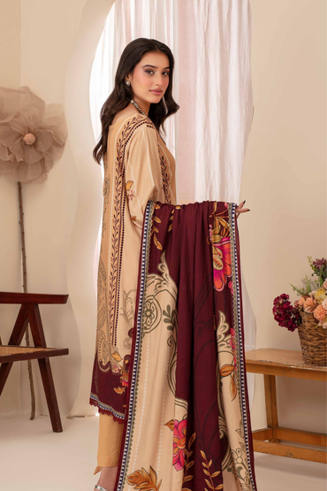 Feroza Digital Printed Linen 3PC