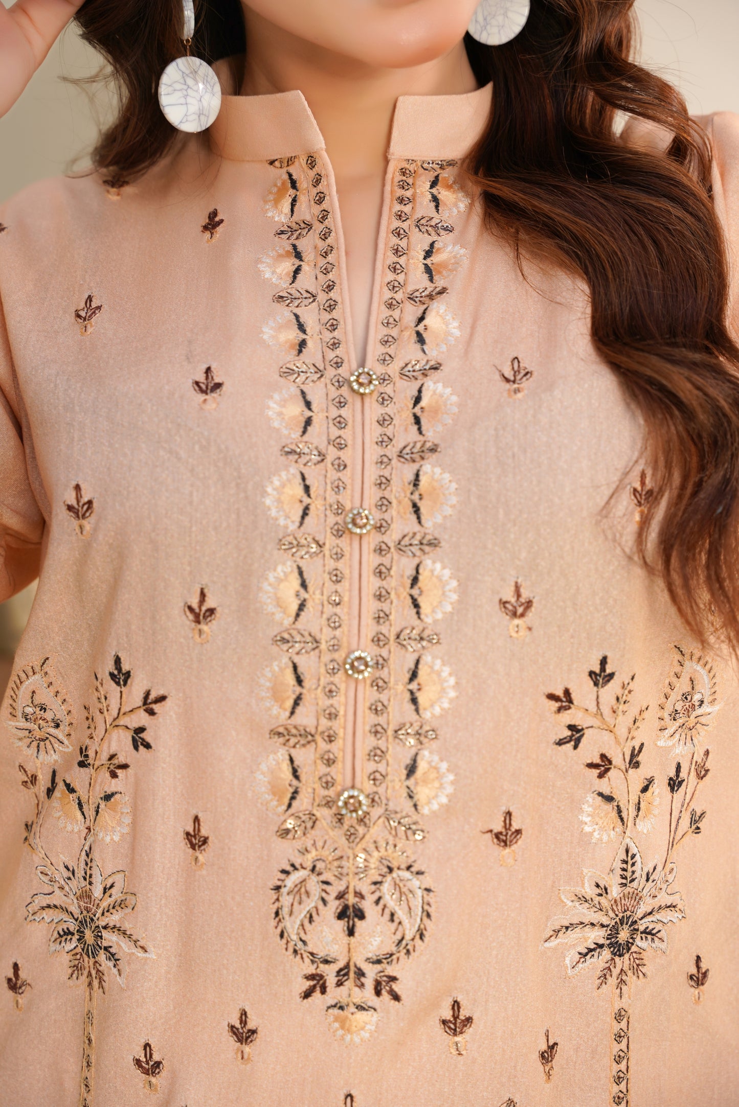 Cora By Anaya Noor Emb Karandi 3-PC