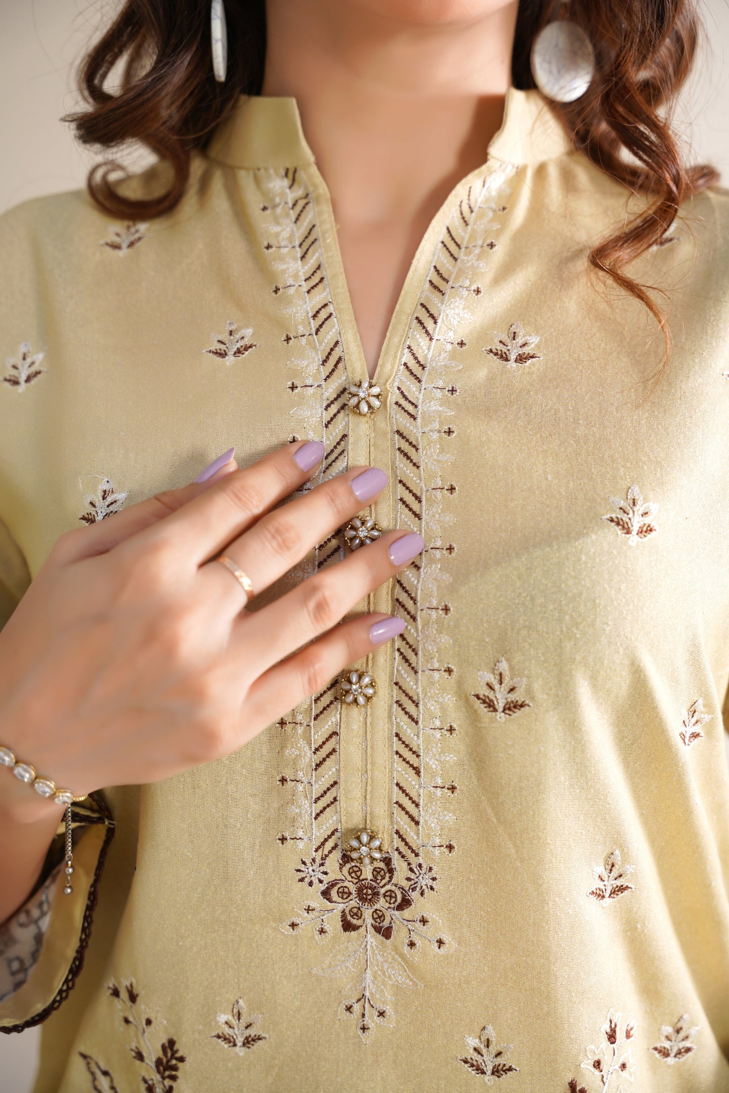 Cora By Anaya Noor Emb Karandi 3-PC