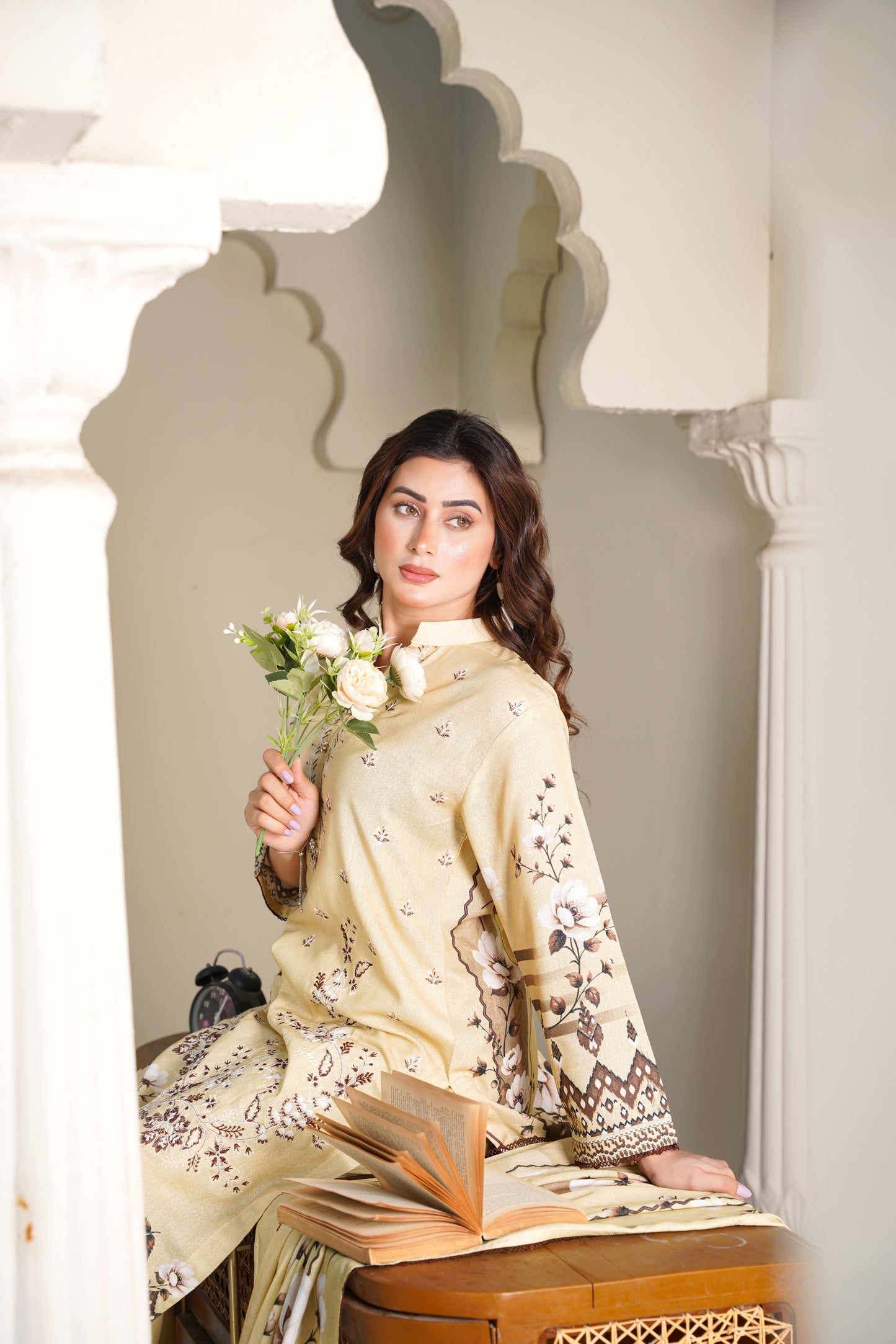 Cora By Anaya Noor Emb Karandi 3-PC