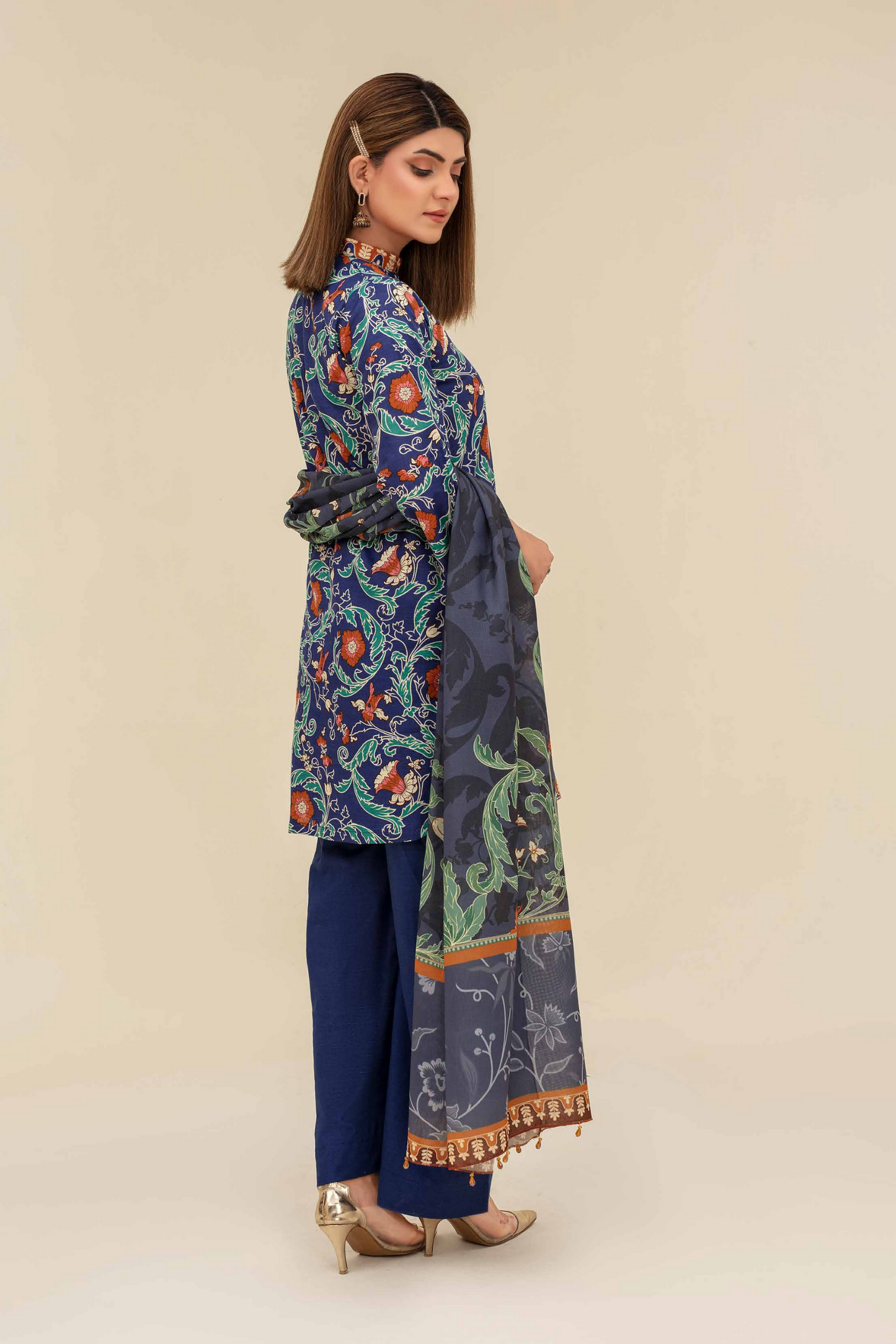 Mehar By Fiza Noor Printed Khaddar 3PC