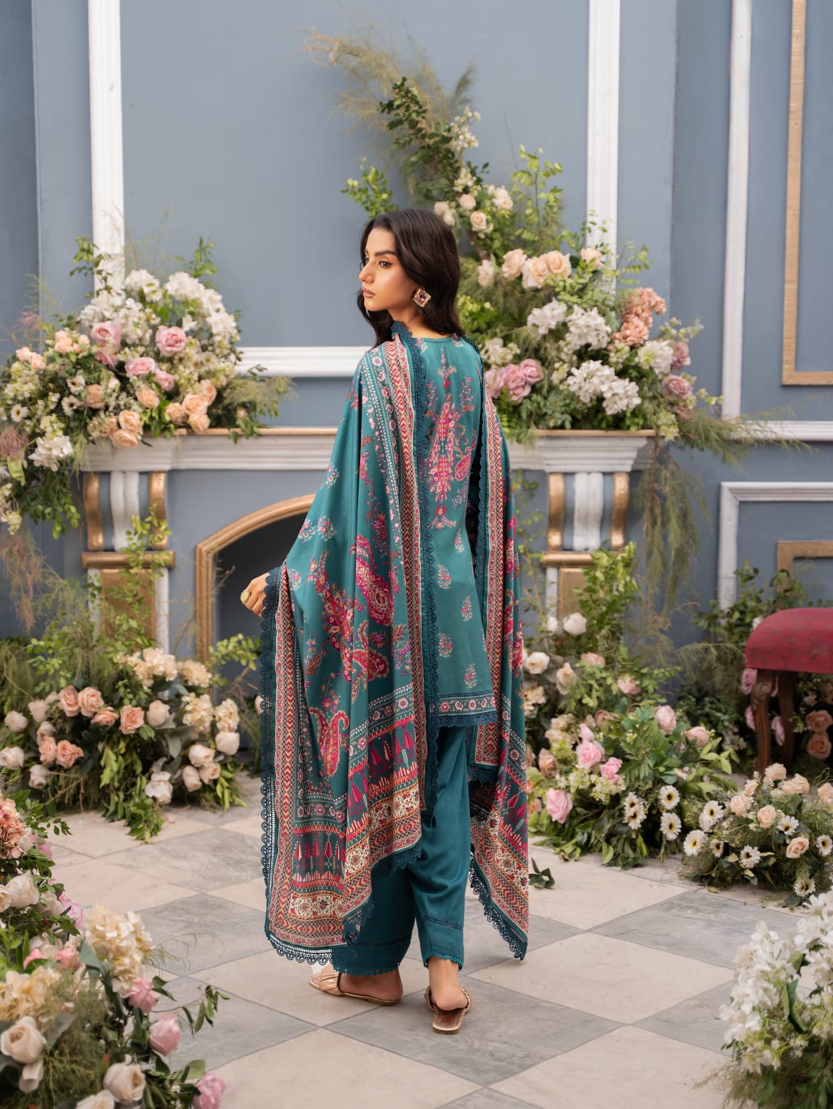 Mausummery Digital Printed Linen 3PC
