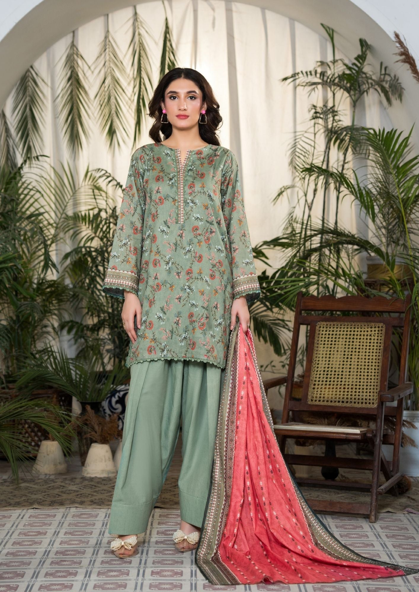Dabiha Printed Lawn 3PC