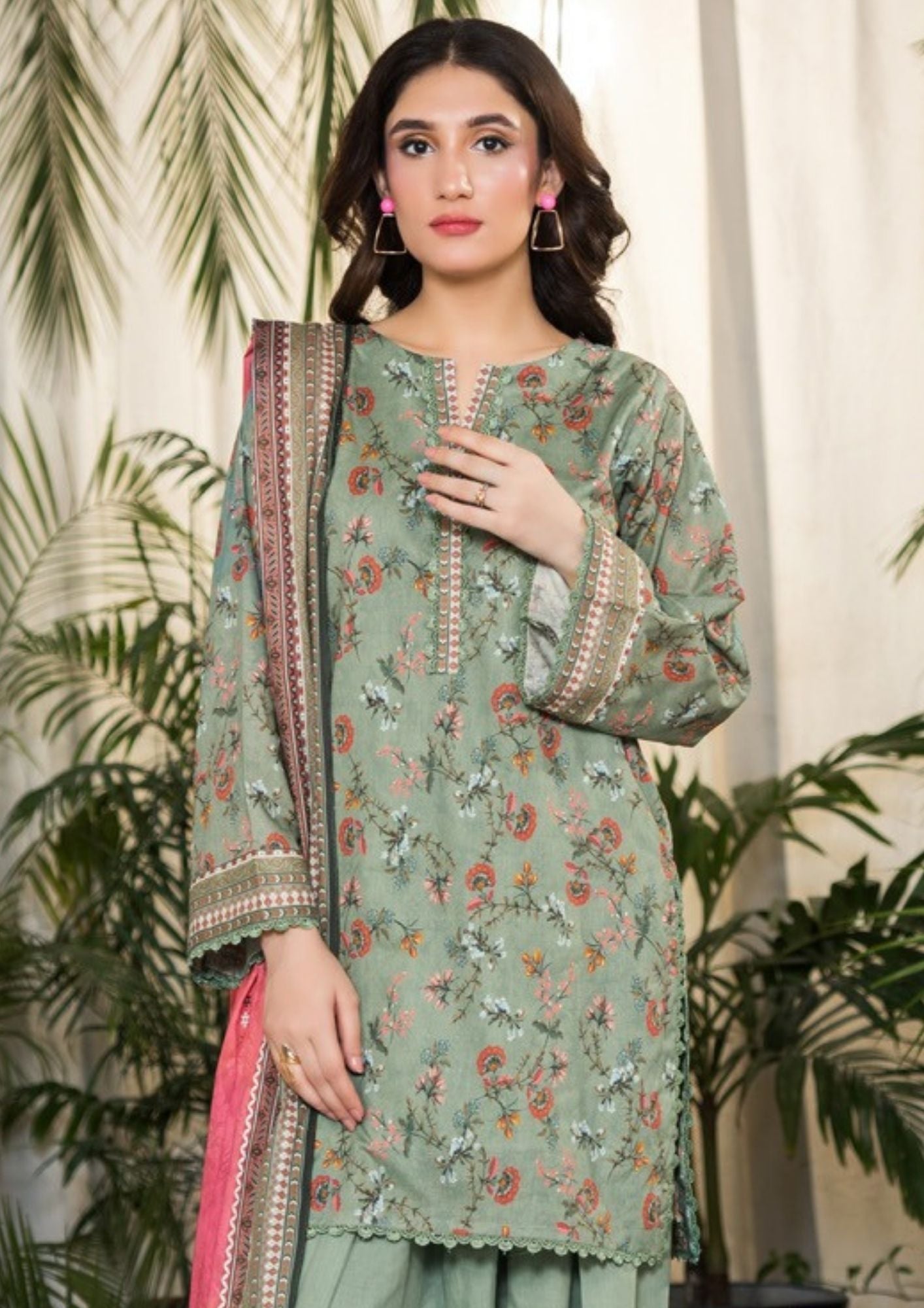 Dabiha Printed Lawn 3PC