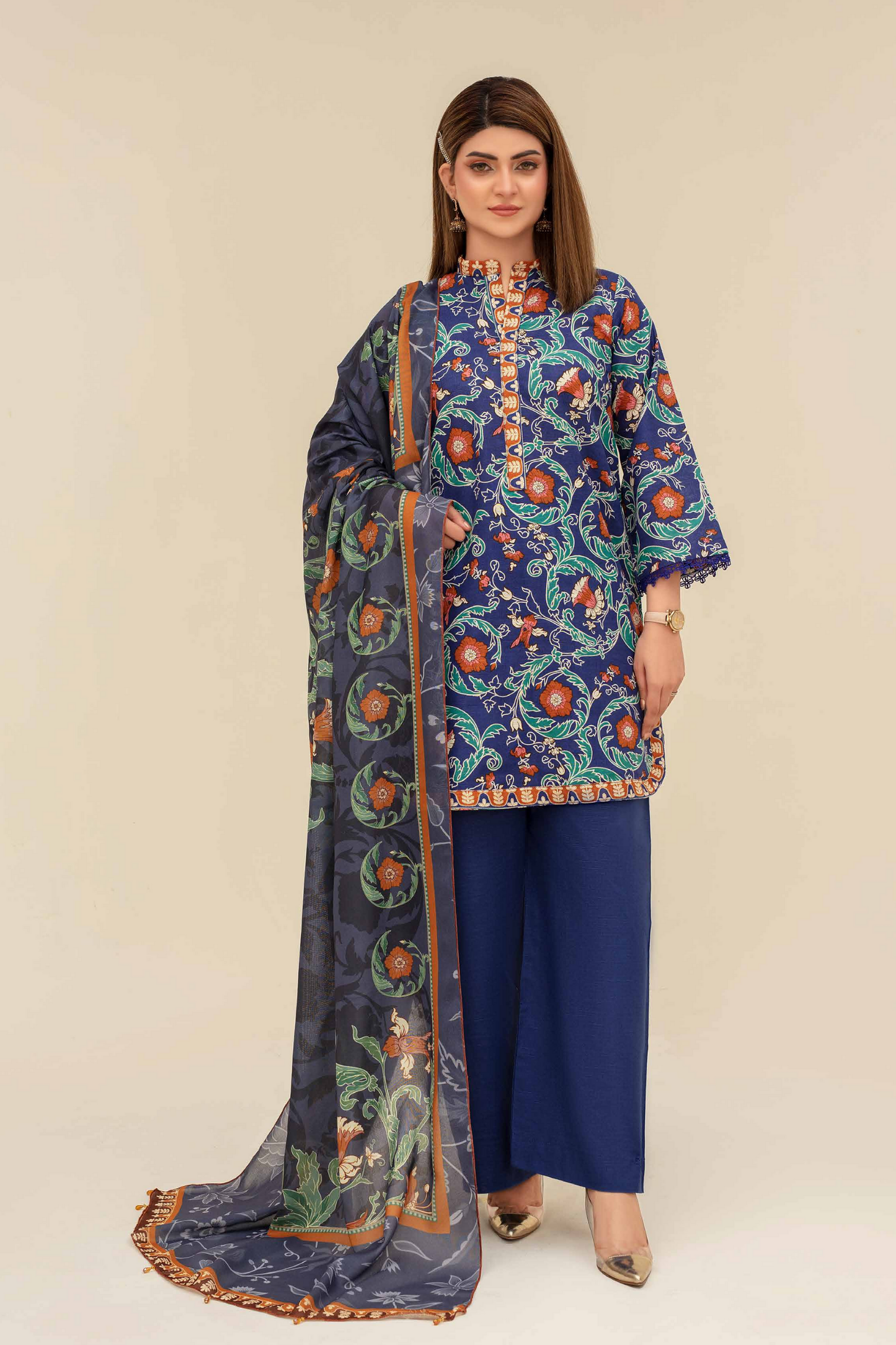 Mehar By Fiza Noor Printed Khaddar 3PC