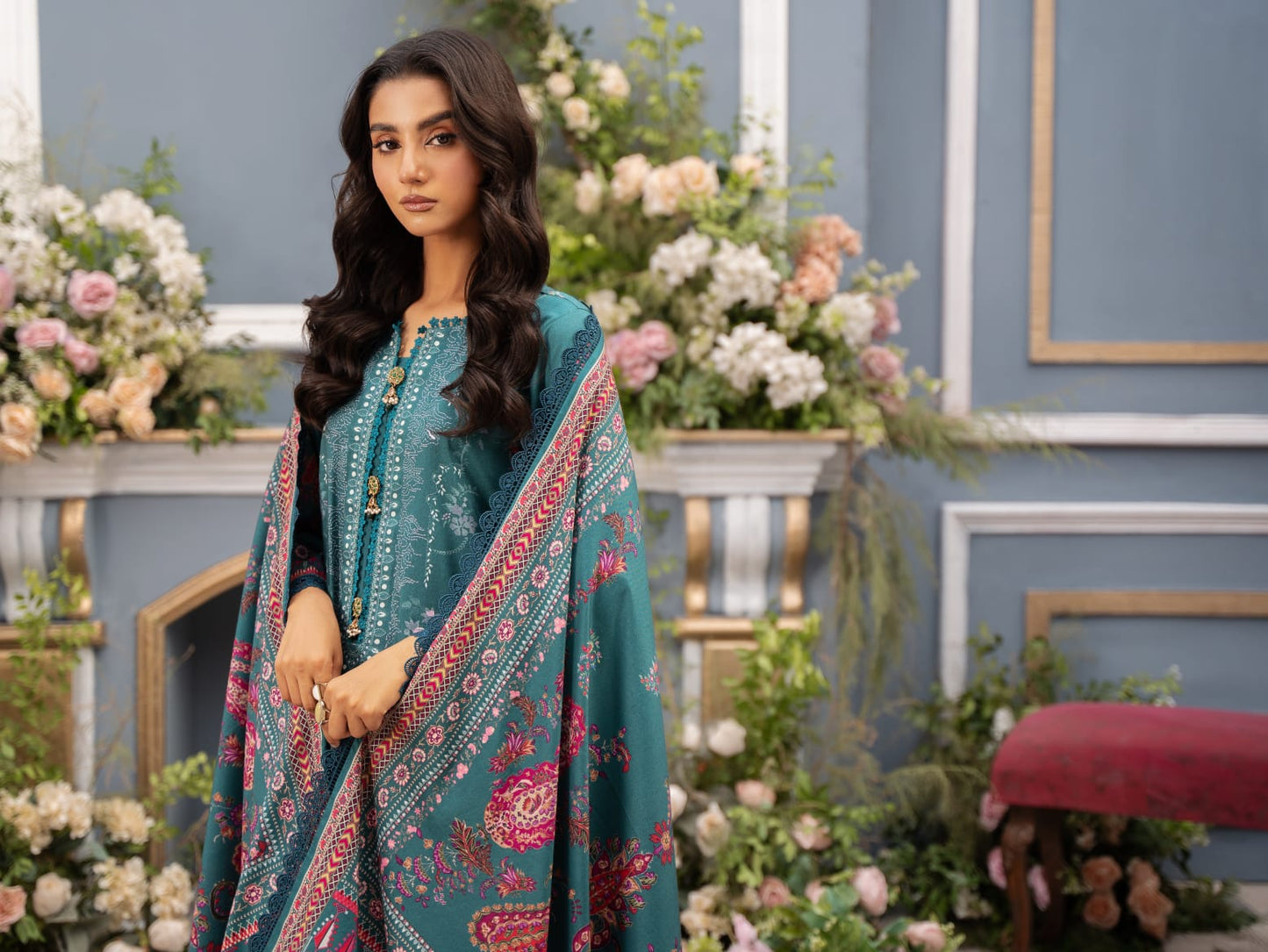 Mausummery Digital Printed Linen 3PC