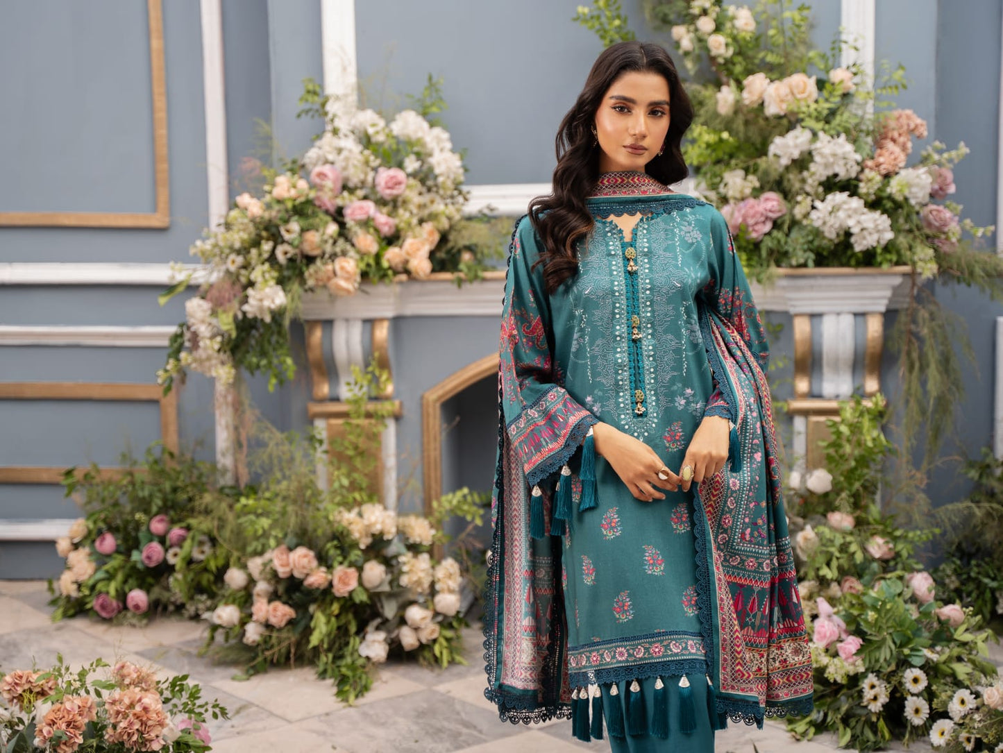 Mausummery Digital Printed Linen 3PC
