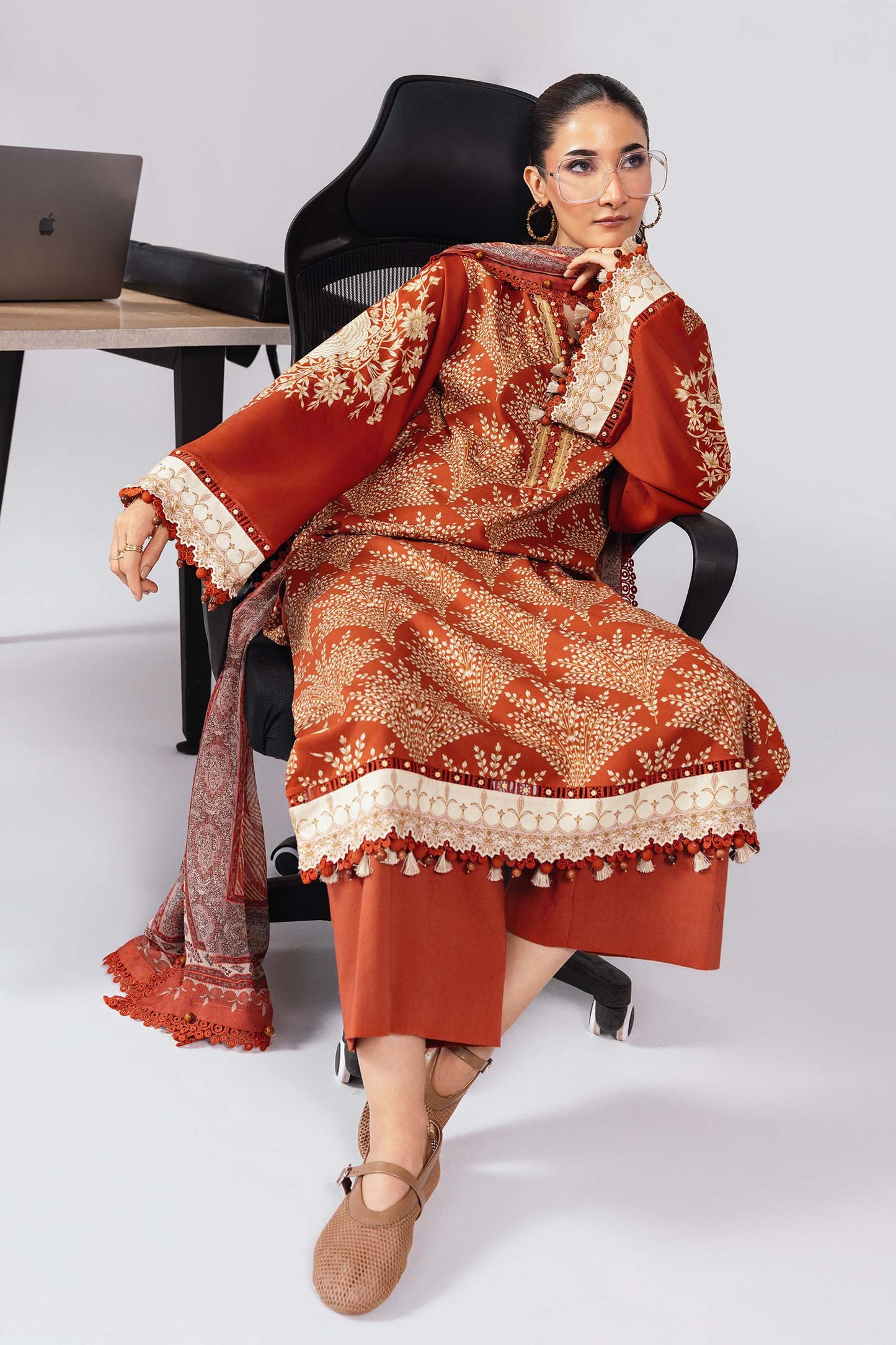 M/Basics By Maria B Digital Printed Lawn 3PC